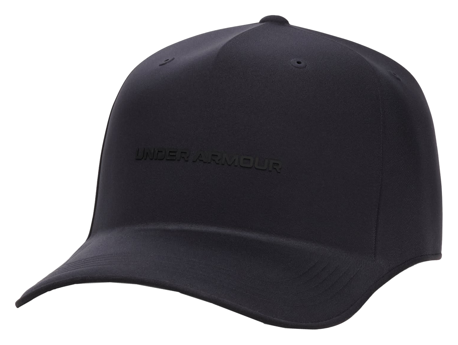 Image of Under Armour Stealthform Logo High-Crown Adjustable Cap - Black/Black