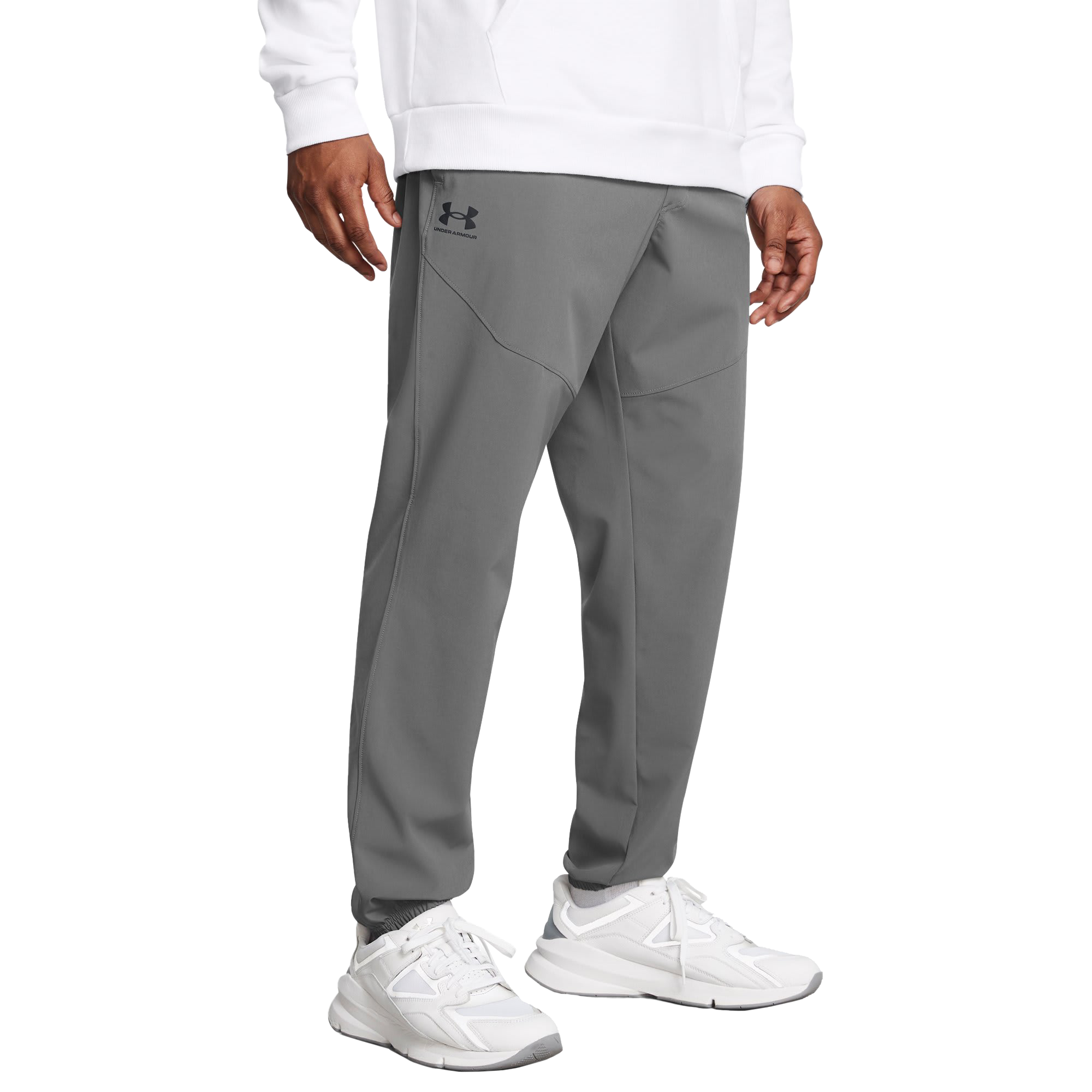 Image of Under Armour Vibe Woven Joggers - Castlerock/Black