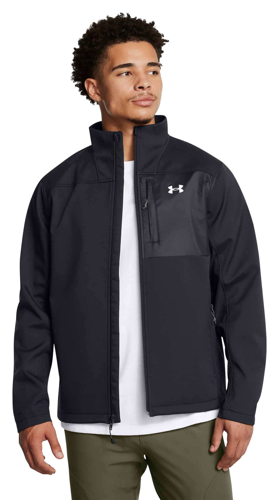 Image of Under Armour UA Storm ColdGear Infrared Shield 2.0 Jacket - Black/White