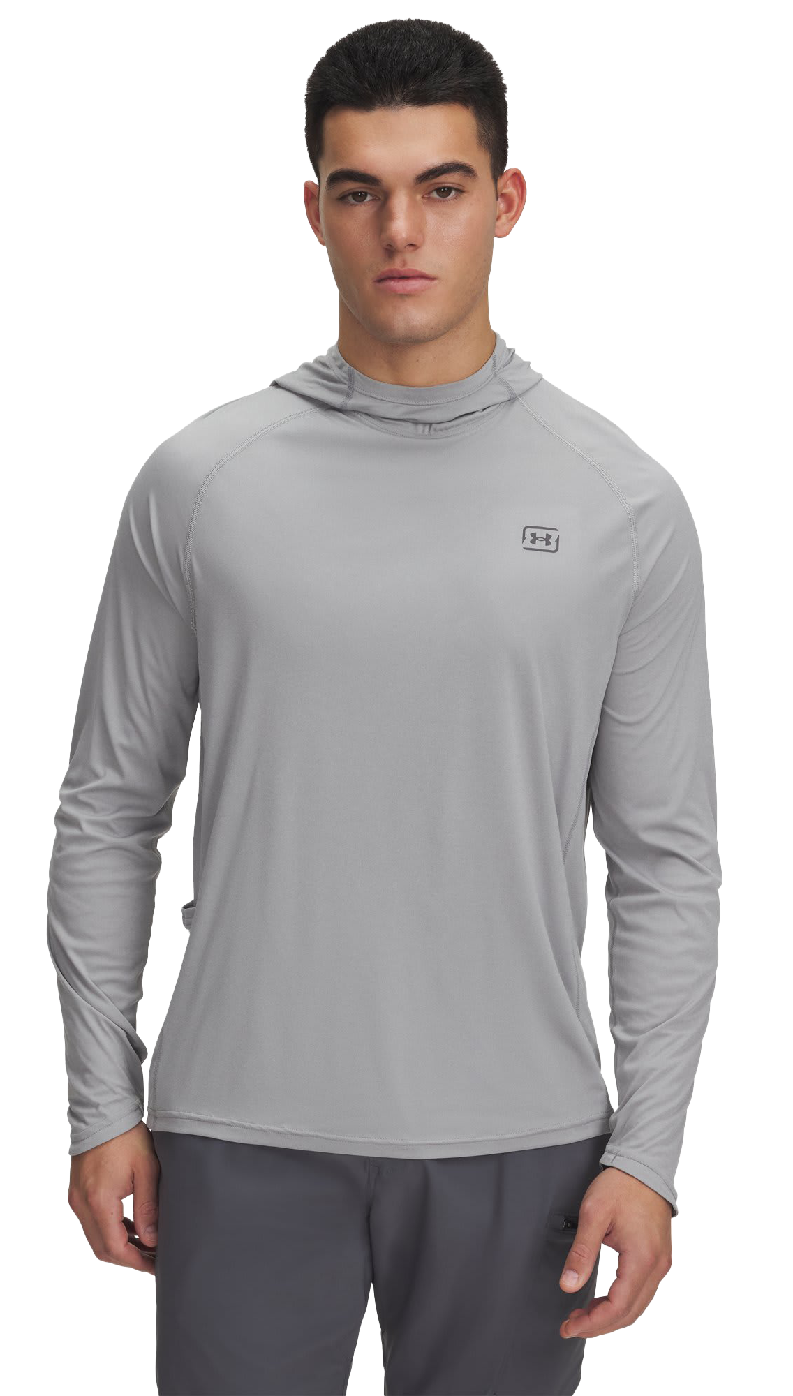 Image of Under Armour Fish Elite Hoodie - Mod Gray/Castlerock