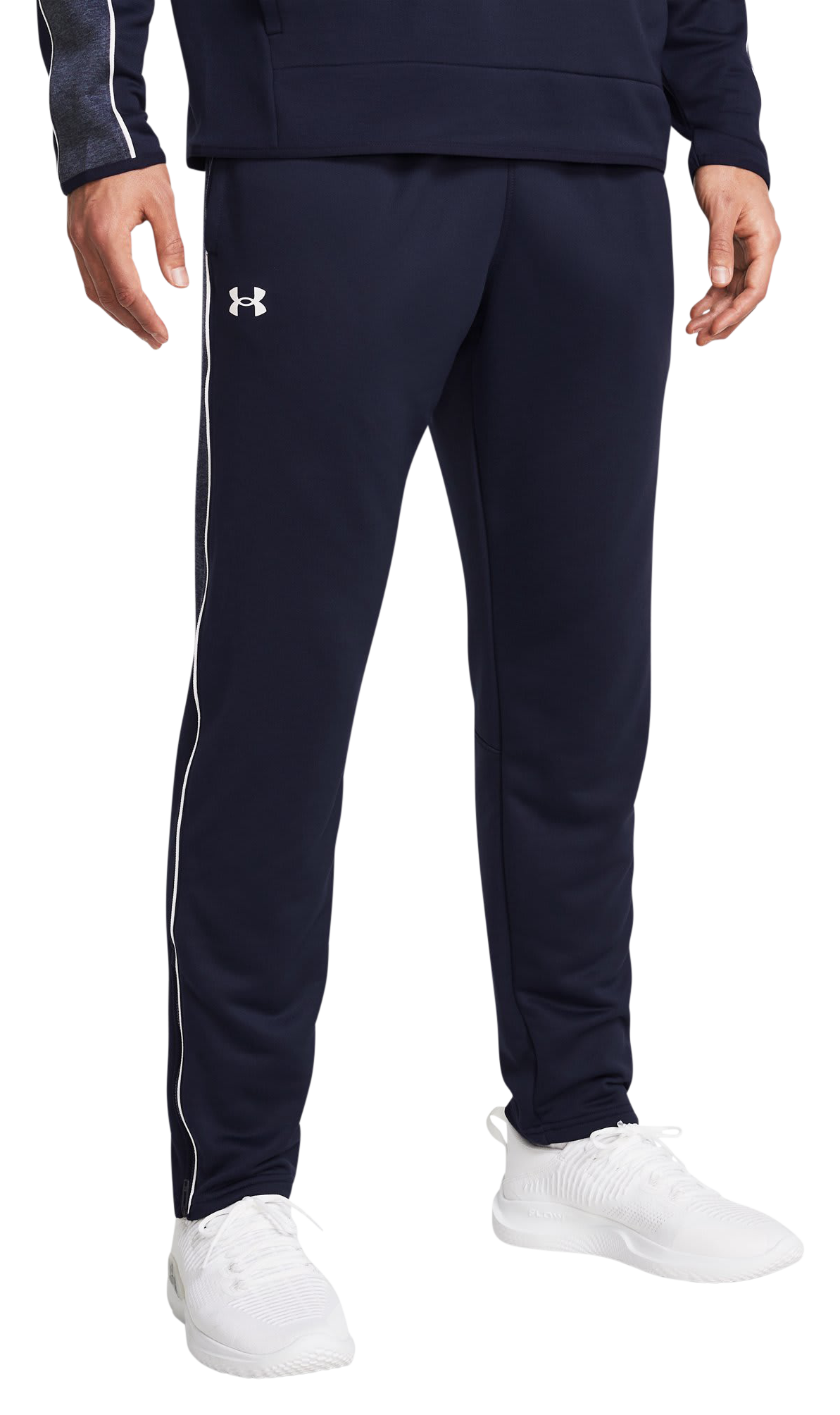 Image of Under Armour Command Warm-Up Pants - Midnight Navy/White