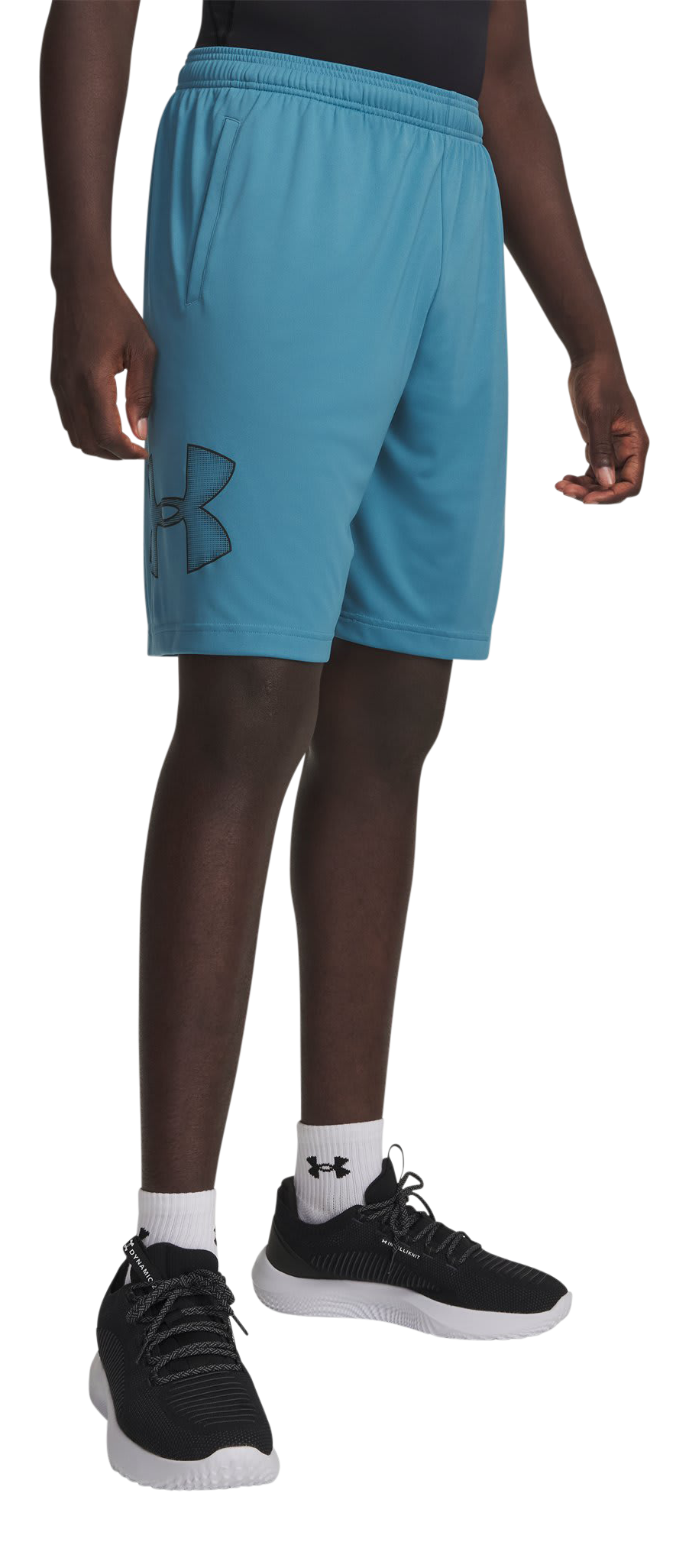 Image of Under Armour UA Tech Graphic Shorts - Boundless Blue/Black