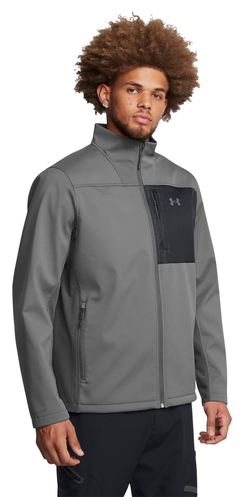 Image of Under Armour UA Storm ColdGear Infrared Shield 2.0 Jacket - Castlerock/Black