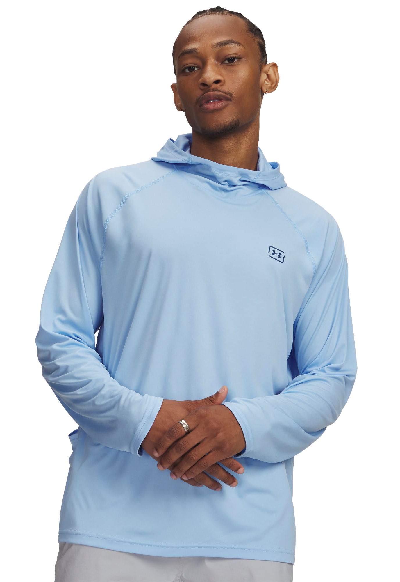 Image of Under Armour Fish Elite Hoodie - Horizon Blue/Wham Blue