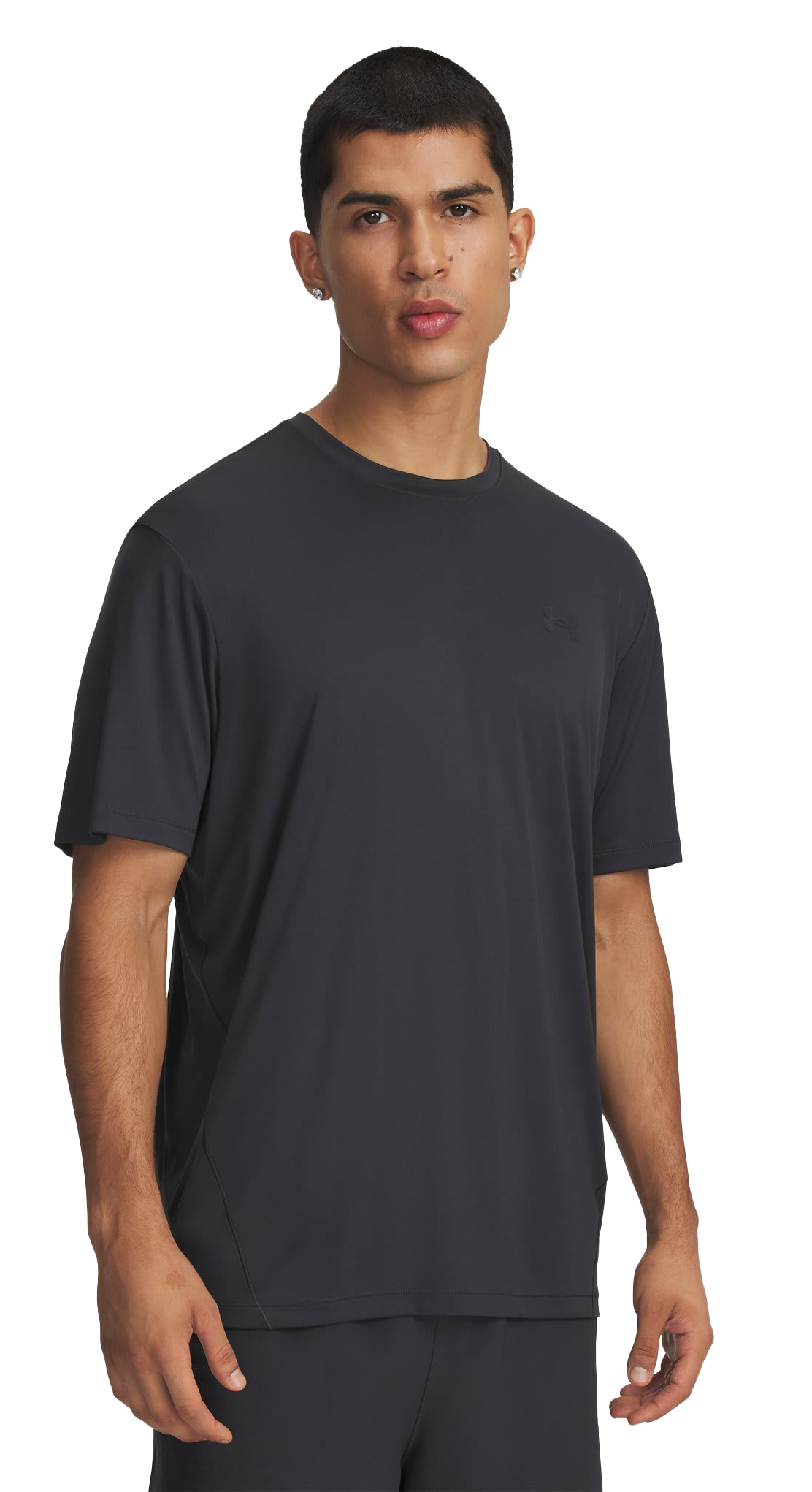 Image of Under Armour Explor Iso-Chill Short-Sleeve T-Shirt - Anthracite/Anthracite