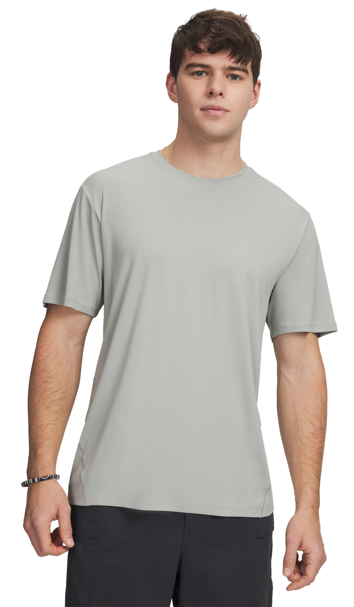 Image of Under Armour Explor Iso-Chill Short-Sleeve T-Shirt - Titanium/Titanium