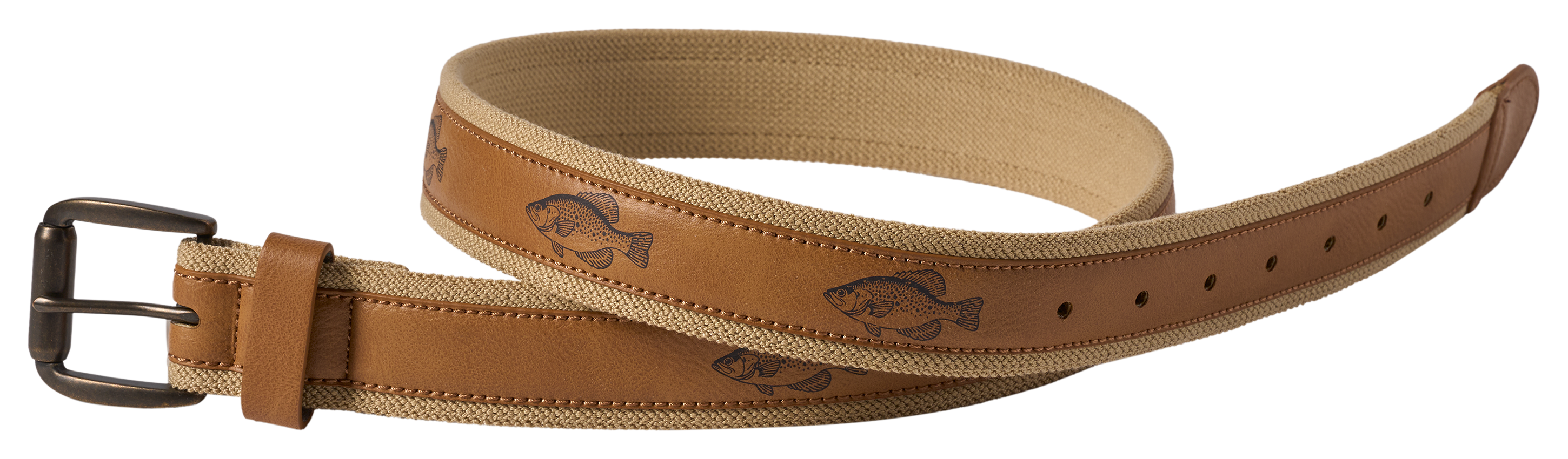 RedHead Stretch Crappie Belt - Brown/Khaki