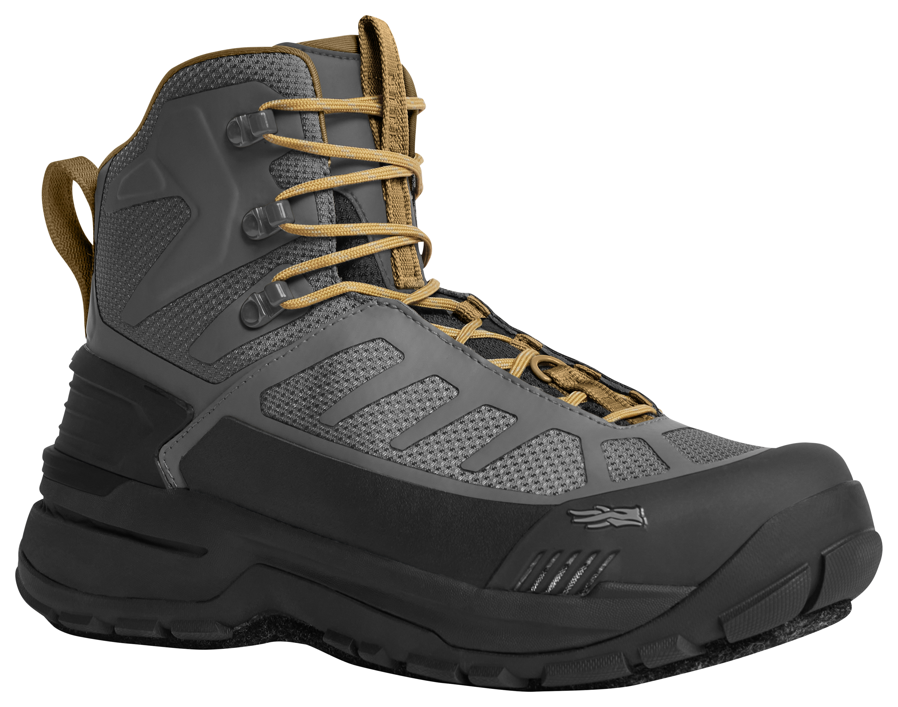 Image of SITKA CrossCurrent Felt Wading Boots for Men - Metal Grey