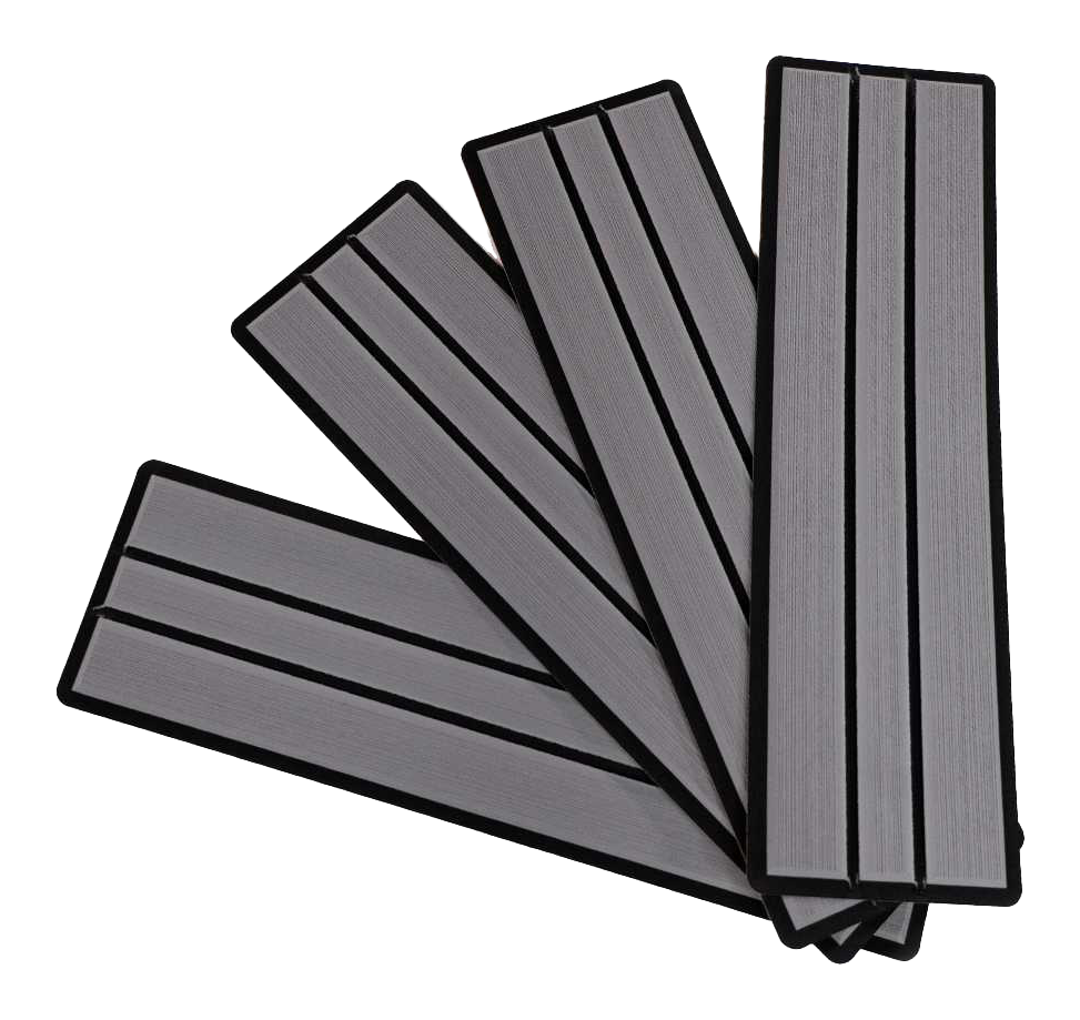 Image of SeaDek Teak Step Kit - Storm Gray/Black