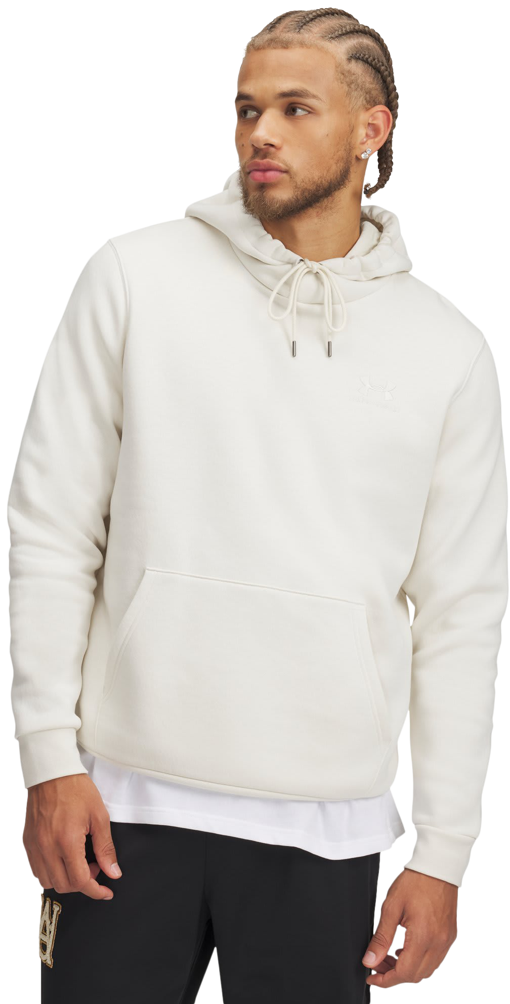Image of Under Armour Icon Fleece Hoodie - Stone/Stone