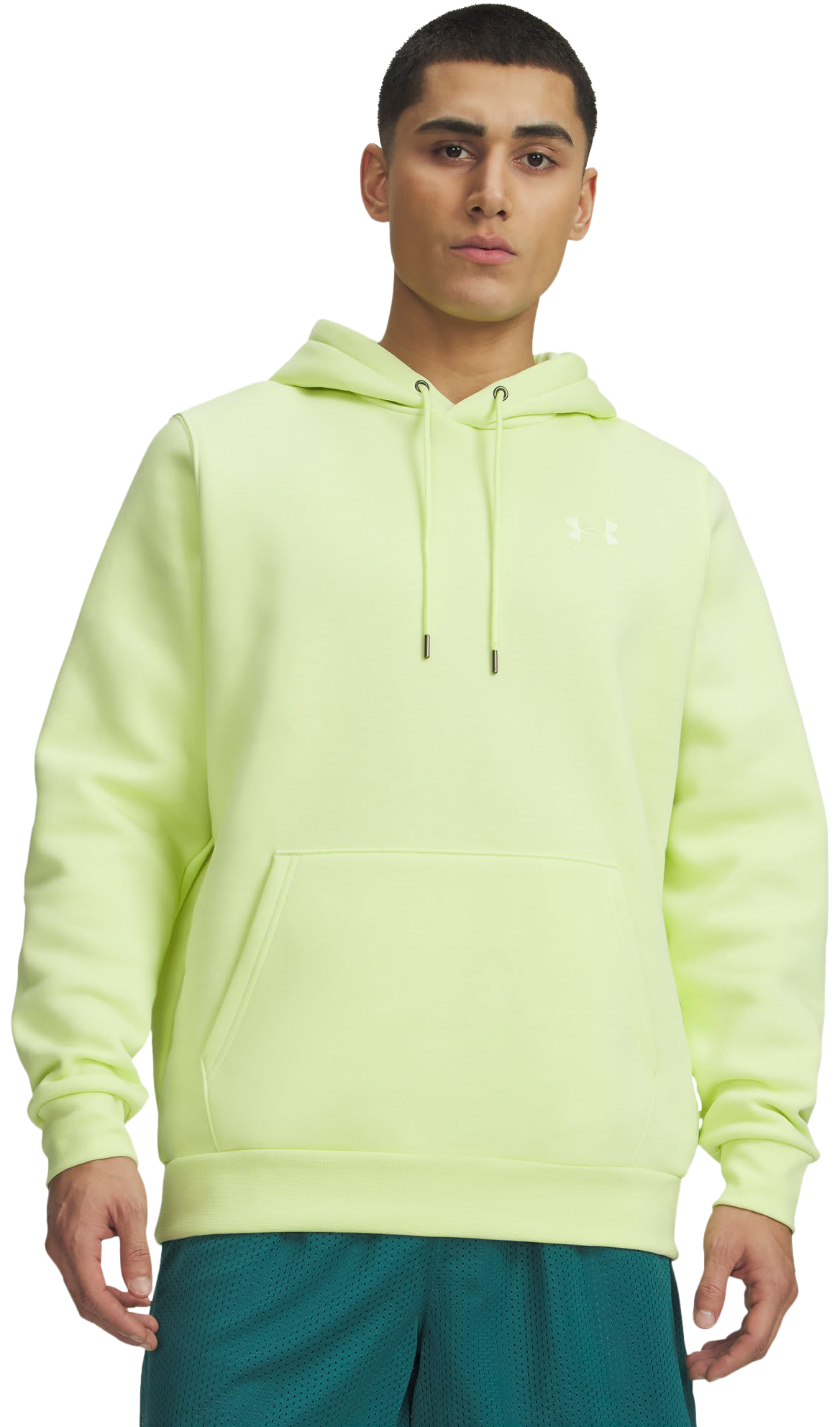 Image of Under Armour Icon Fleece Hoodie - Fade Green