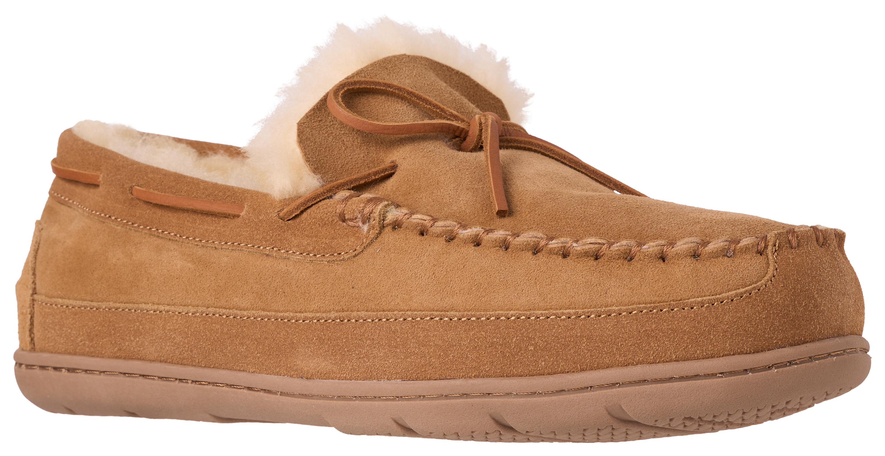 Image of RedHead Whipstitch Shearling Moccasins for Men
