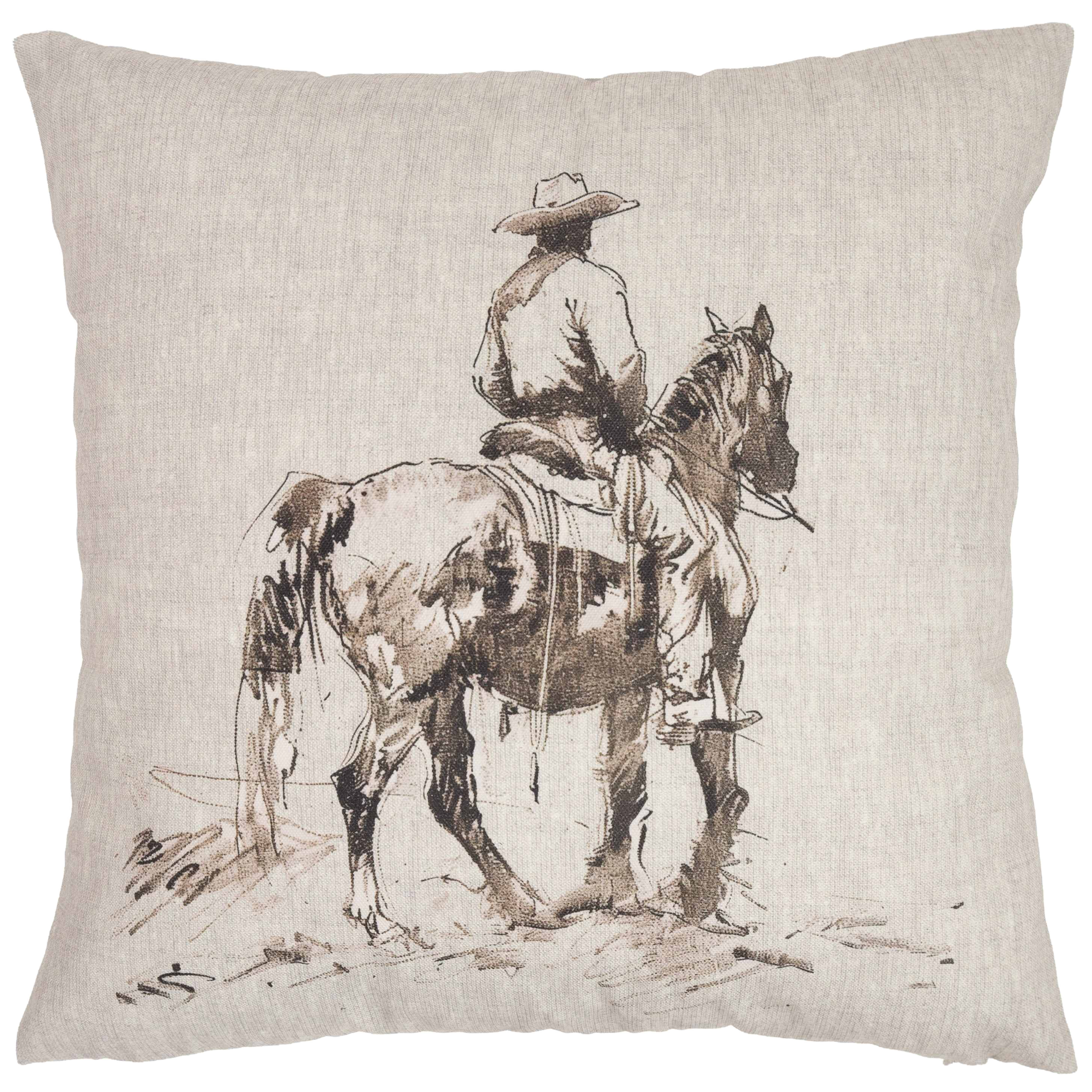 Image of Carstens, Inc. Working the Ranch Outdoor Pillow