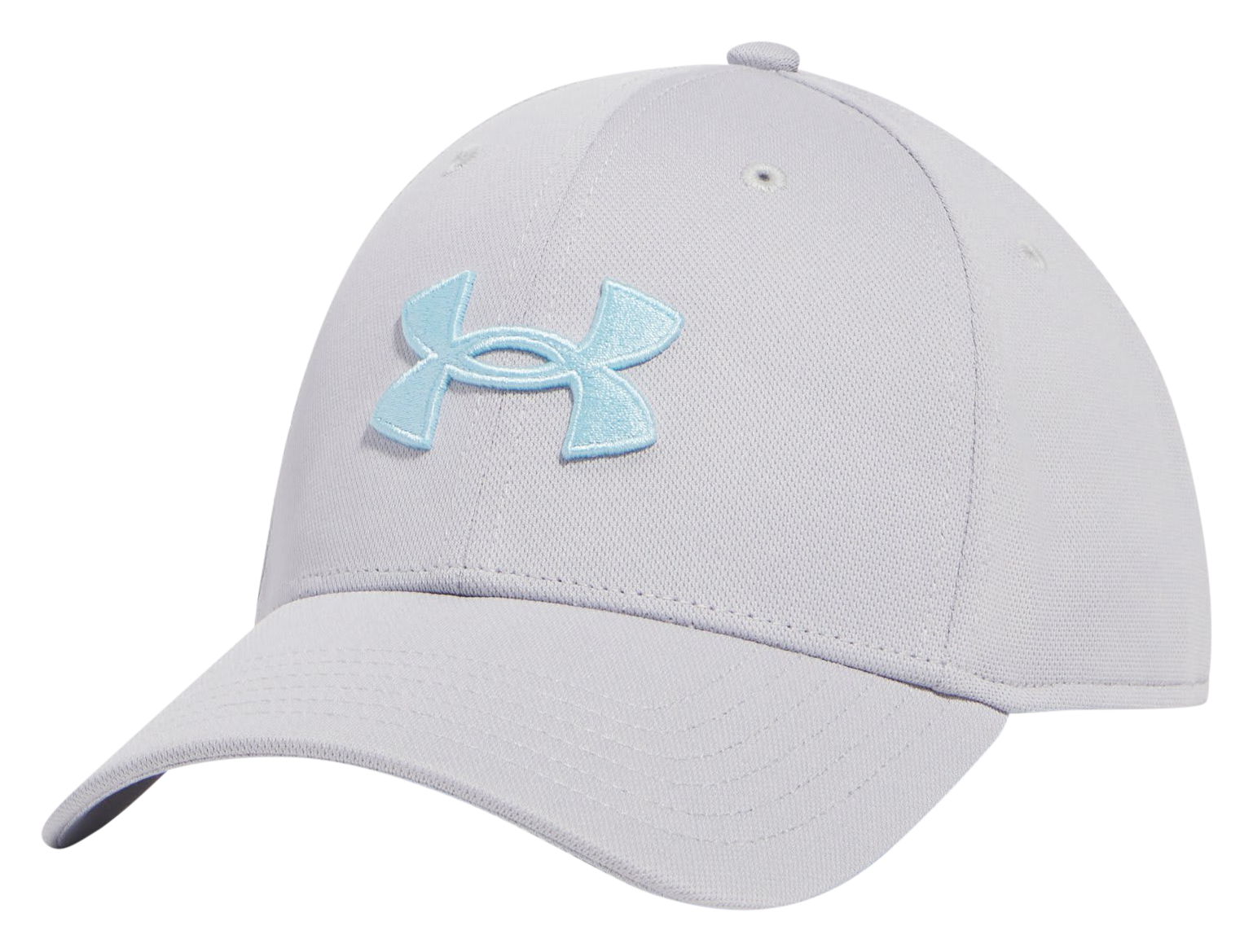 Image of Under Armour Blitzing Fitted Cap - Mod Gray/Stream