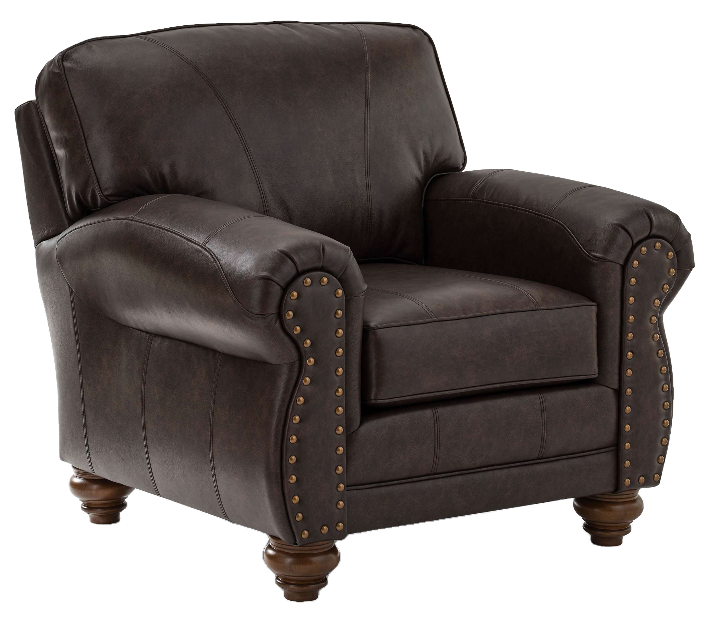 Image of Best Home Furnishings Field & Stream Collection Noble Leather Club Chair