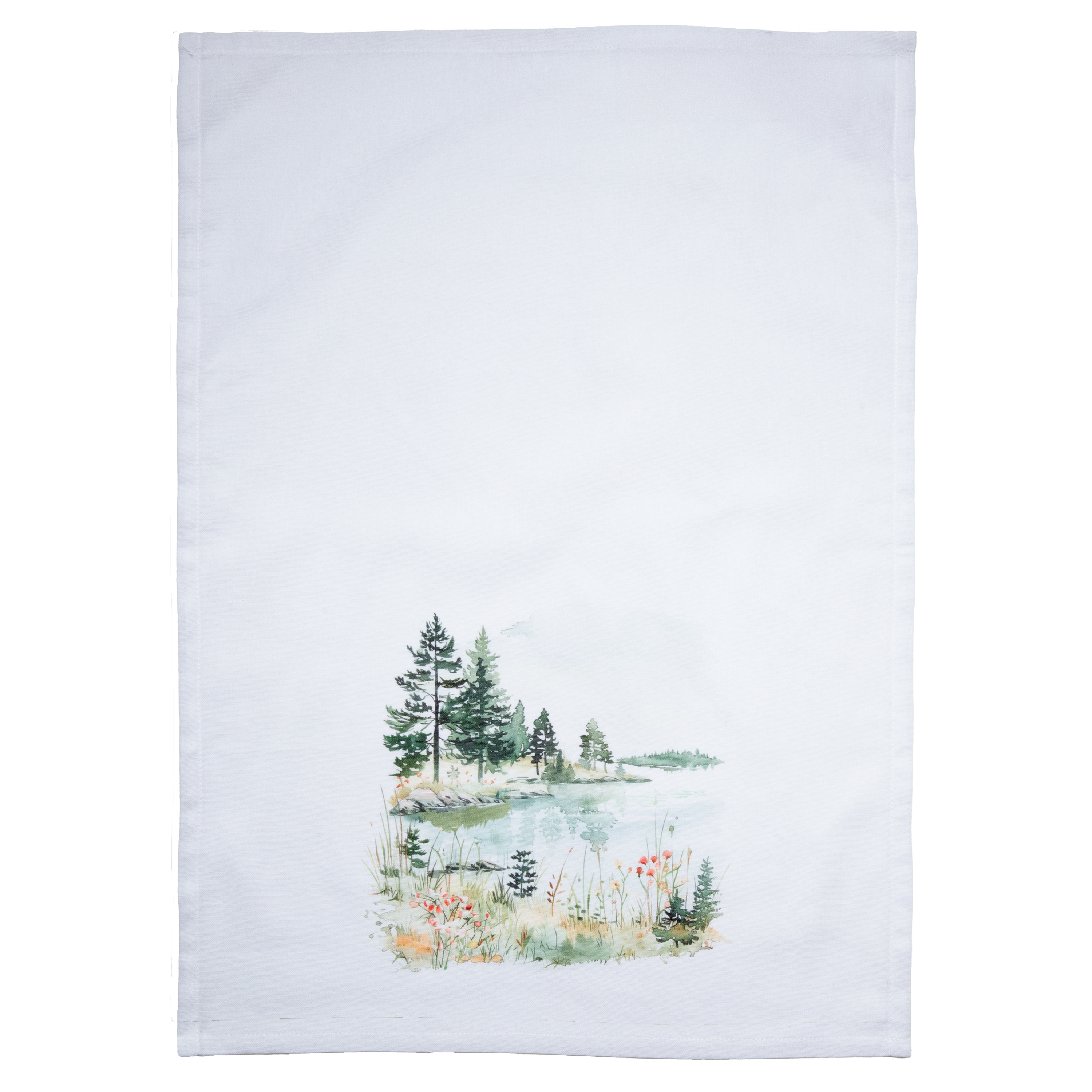 Image of Carstens, Inc. Lake Scene Tea Towel