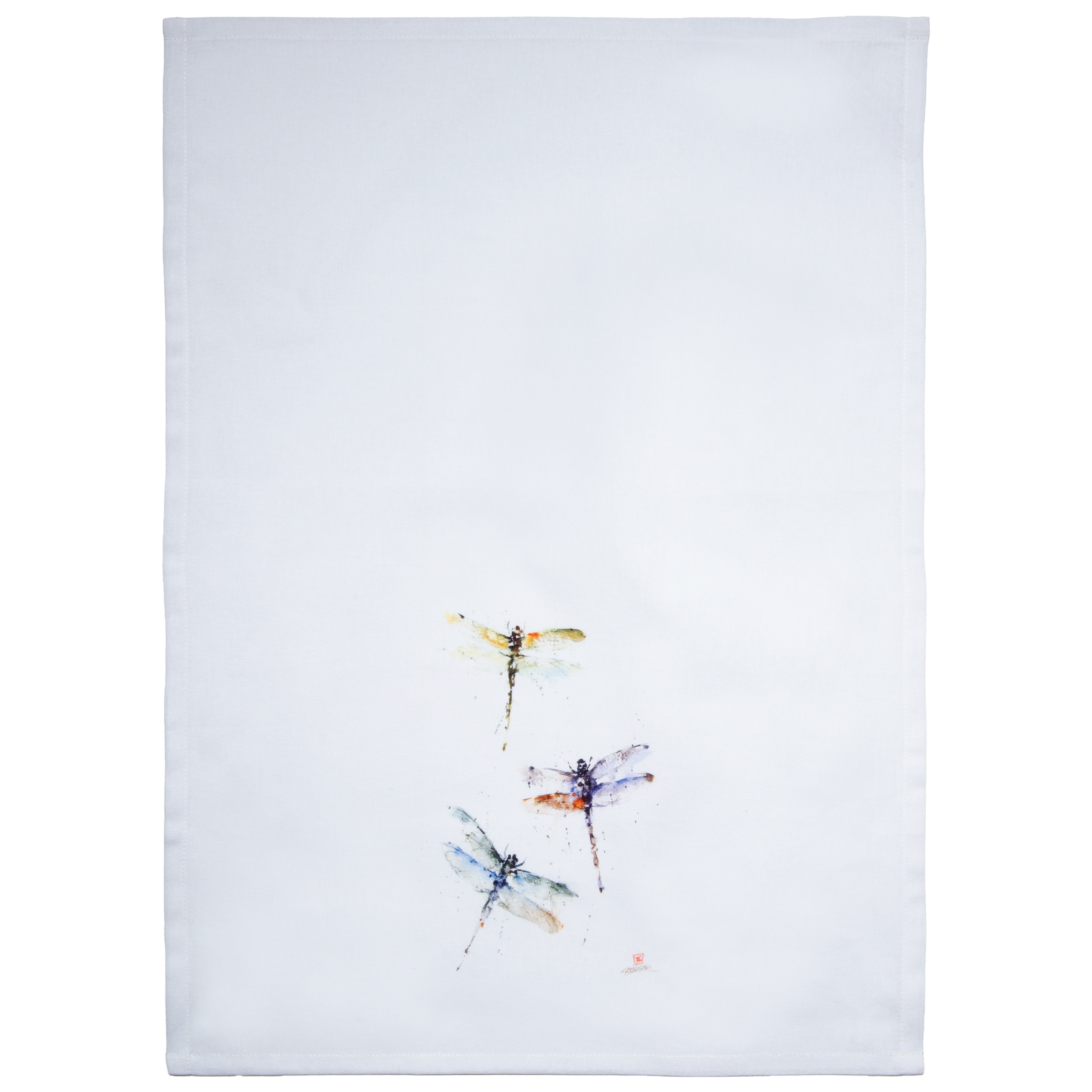 Image of Carstens, Inc. Dragonflies Tea Towel