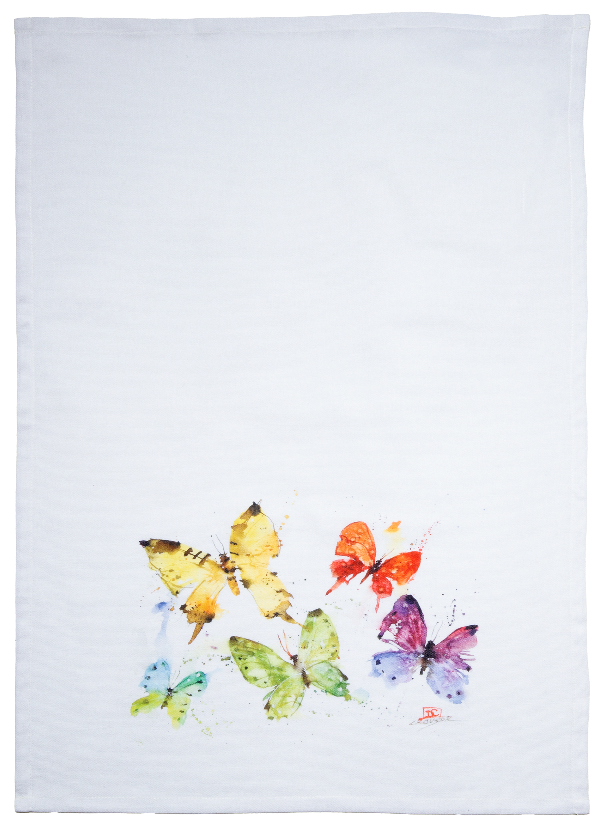 Image of Carstens, Inc. Butterflies Tea Towel