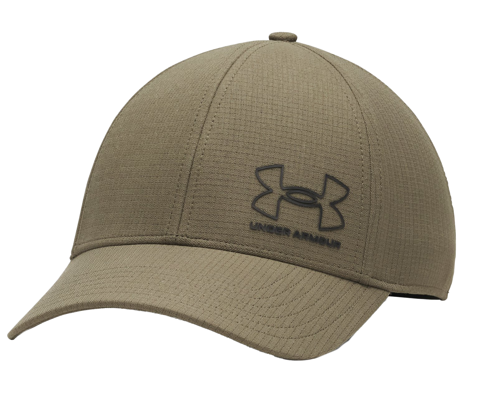 Image of Under Armour ArmourVent Low Stretch-Fit Cap - Marine OD Green/Black