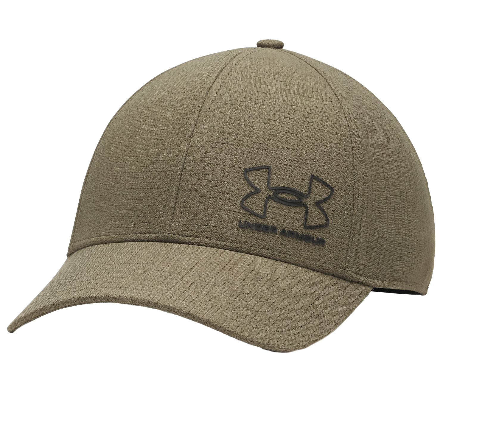 Image of Under Armour ArmourVent Low Stretch-Fit Cap - Marine OD Green/Black