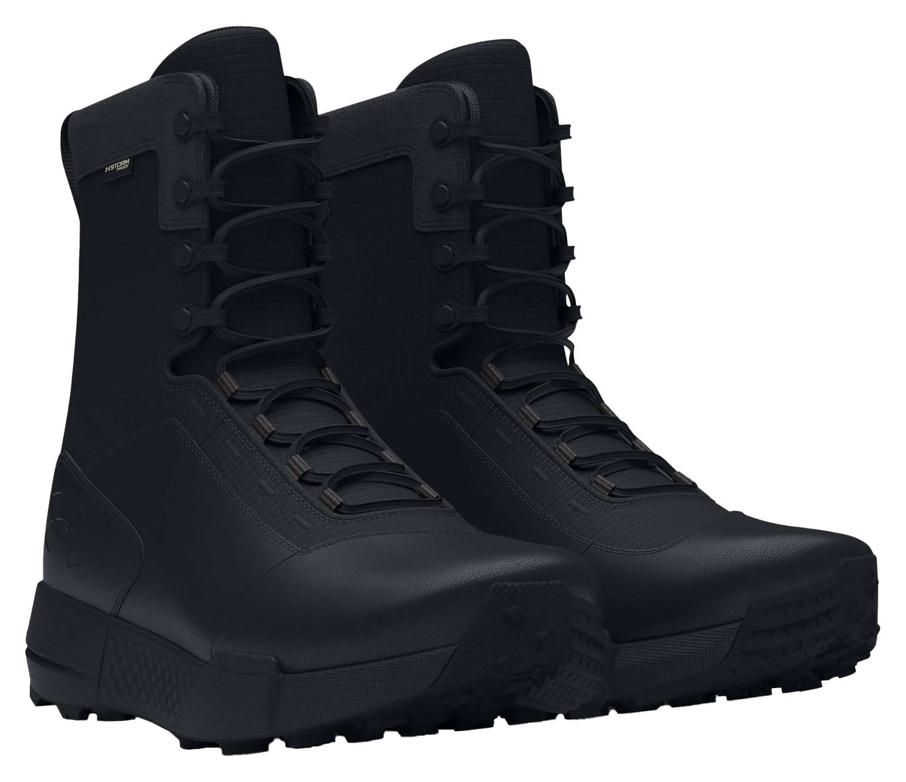 Image of Under Armour Charged Loadout Waterproof Tactical Boots for Men - Black/Anthracite/Ultimate Black