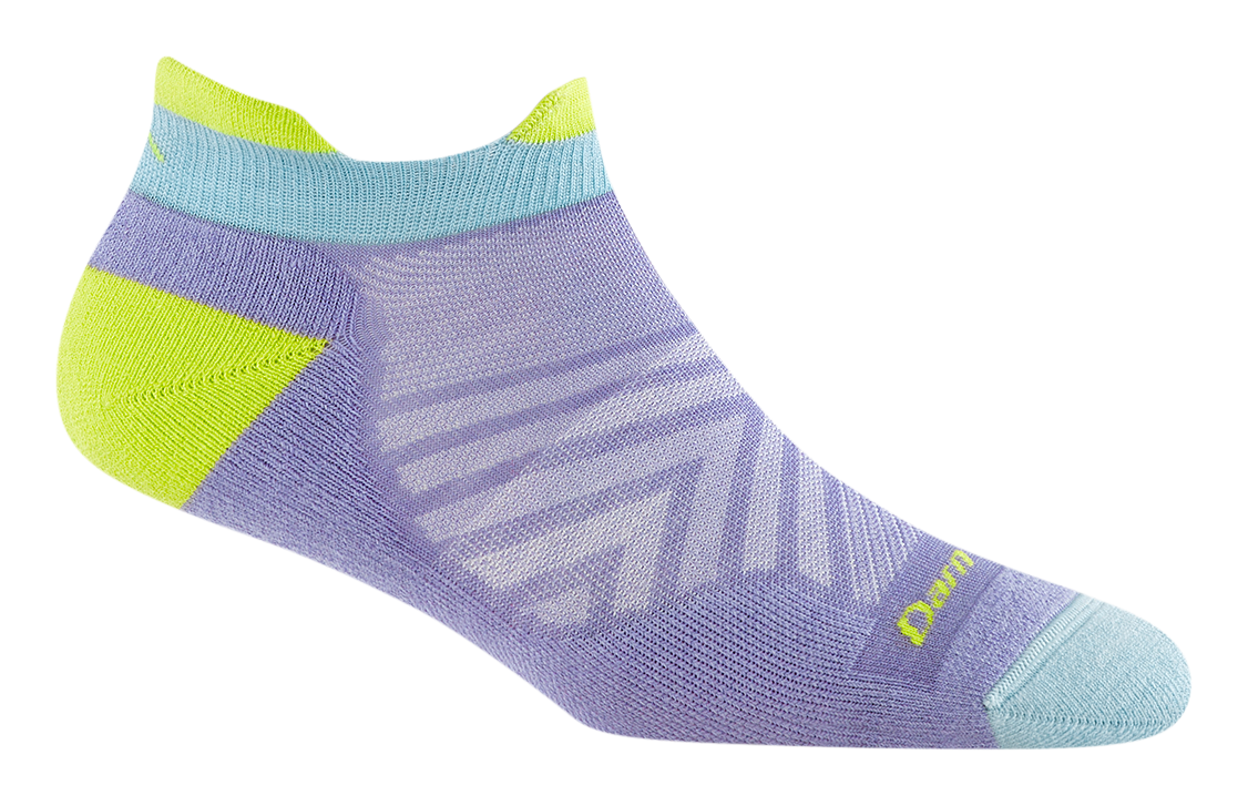 Image of Darn Tough Run No Show Cushioned Ultra-Lightweight Running Socks For Women - Lavender