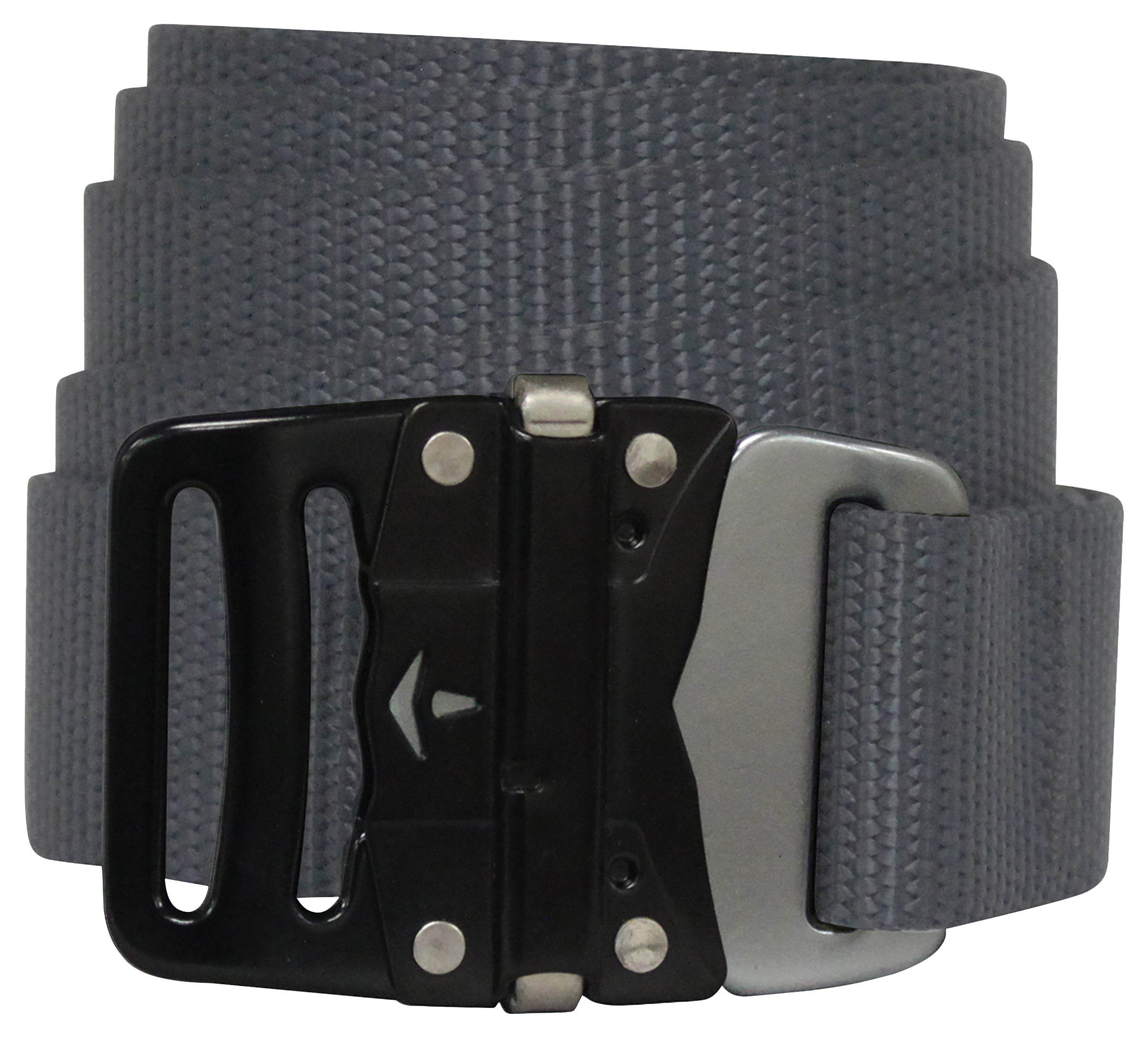 Bison Designs LoPro Buckle Belt for Men - Graphite - L