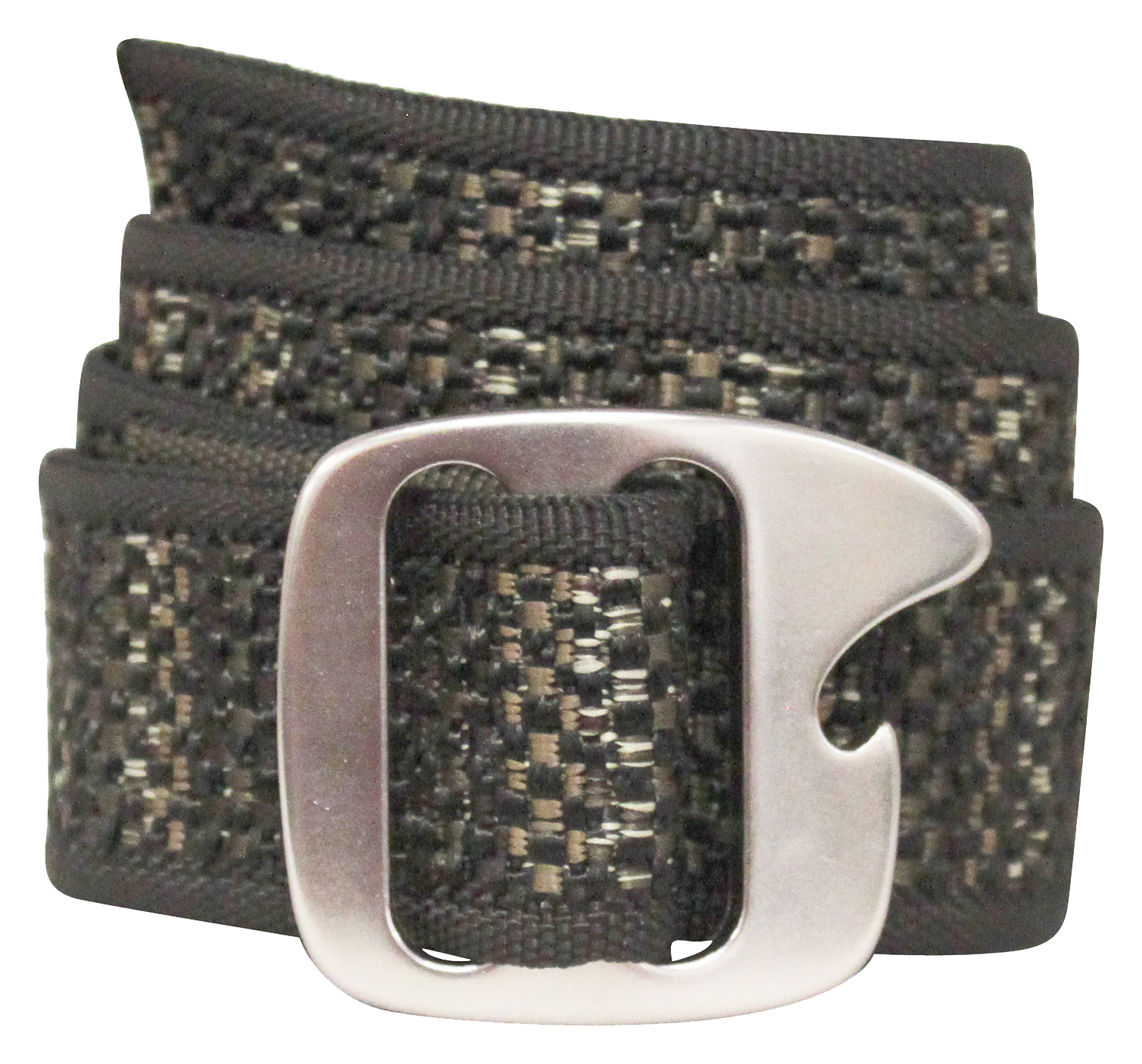 Bison Designs Tap Cap Buckle Belt for Men - Brownstone - M