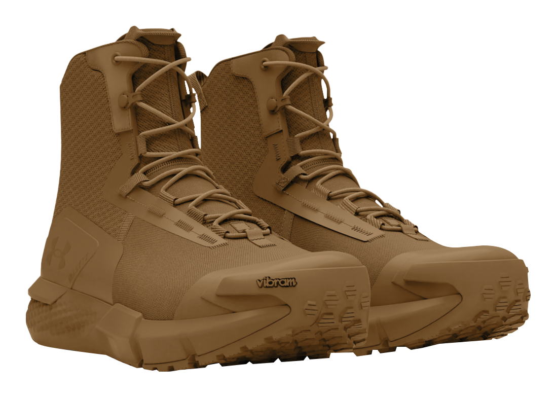 Image of Under Armour Valsetz Tactical Boots for Men - Coyote