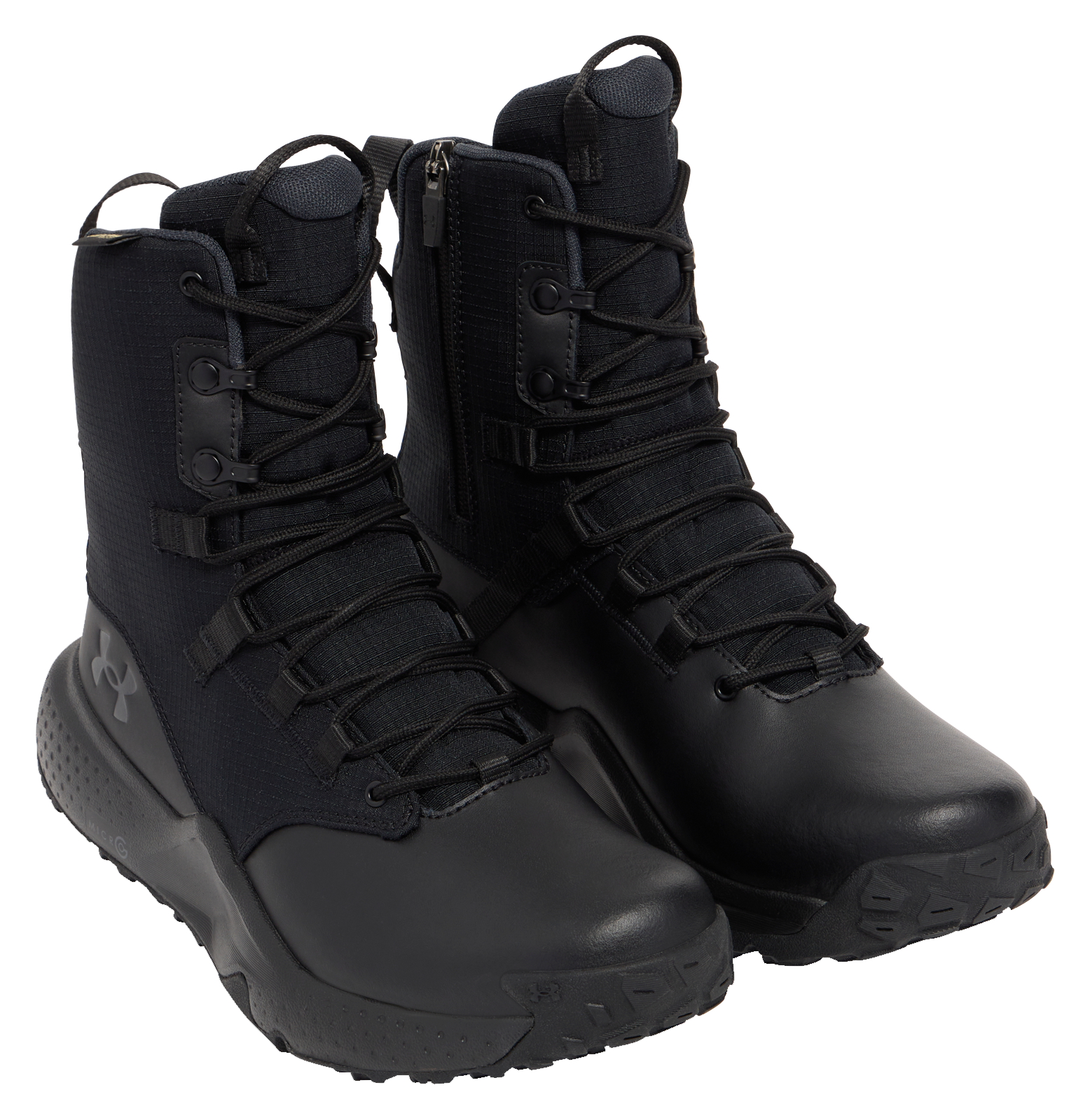 Image of Under Armour Stellar Zip Waterproof Tactical Boots for Men - Black