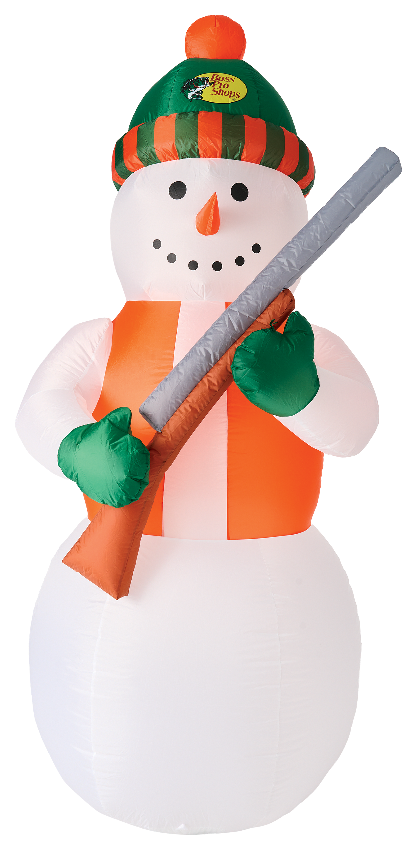 BASS PRO SHOPS 7' Hunting Snowman Inflatable Yard Decoration