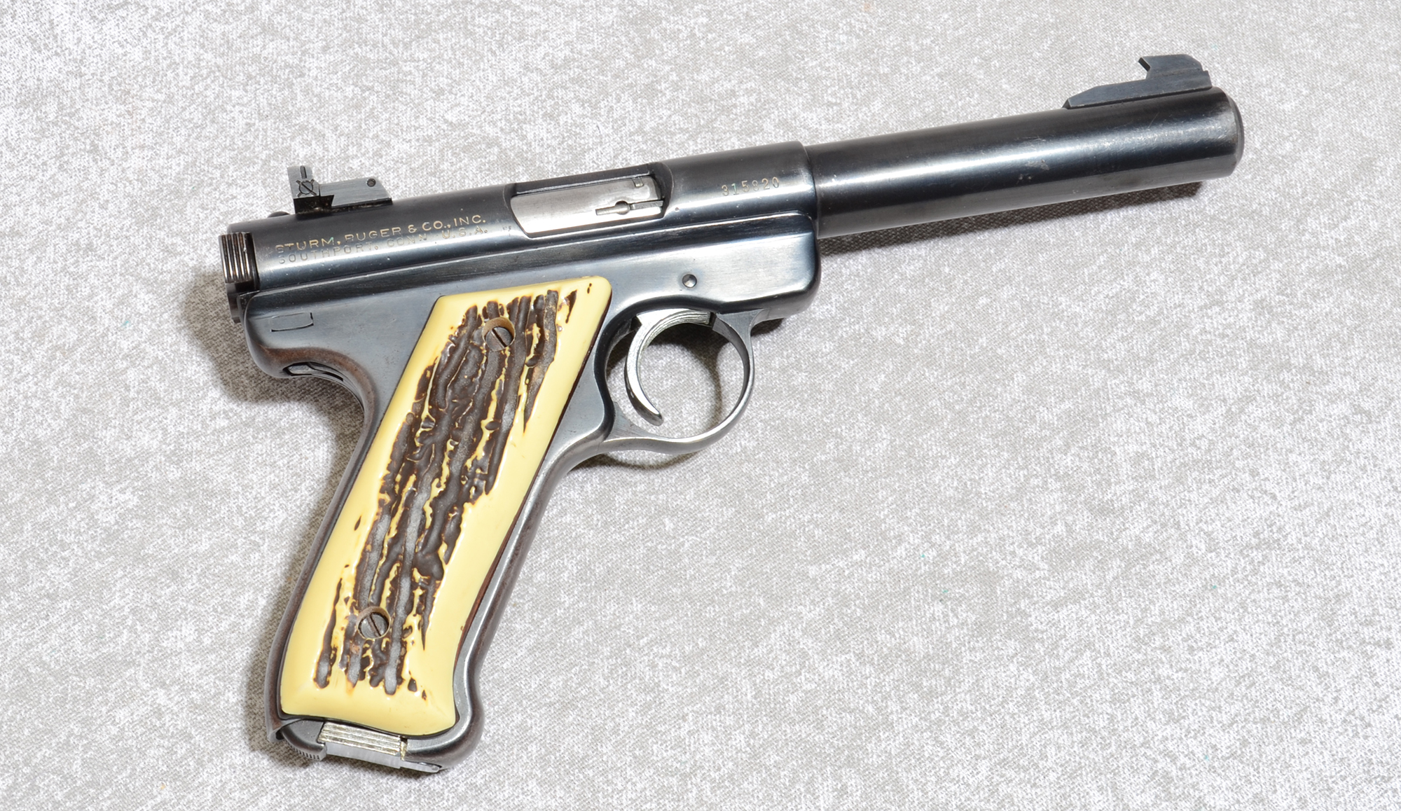Image of "Ruger Mark I Pistol, .22 Long Rifle, 5.5"" Barrel, 2.75 lbs."
