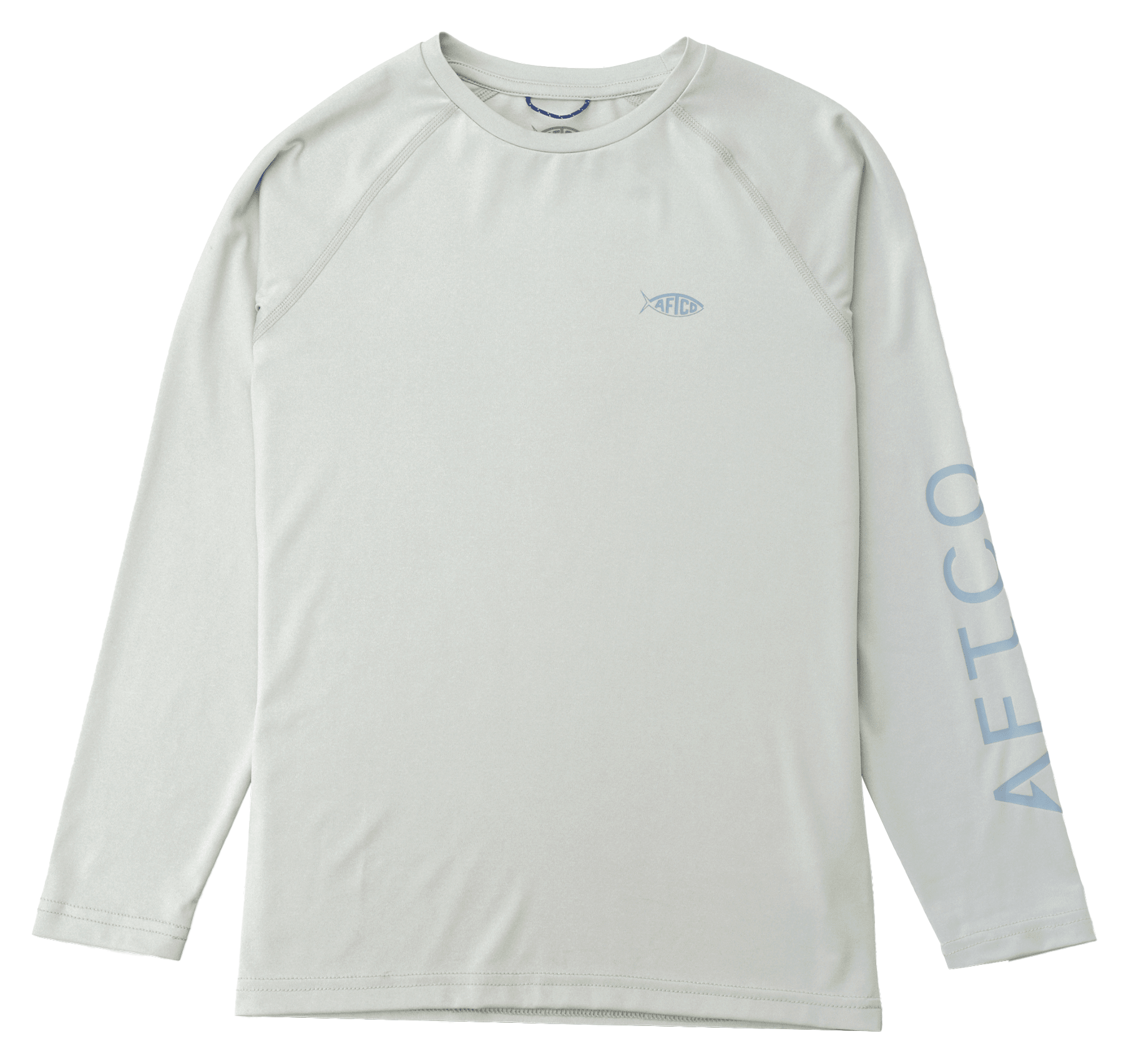 Image of AFTCO Sumarai Performance Long-Sleeve Shirt for Kids - Oyster Gray Heather