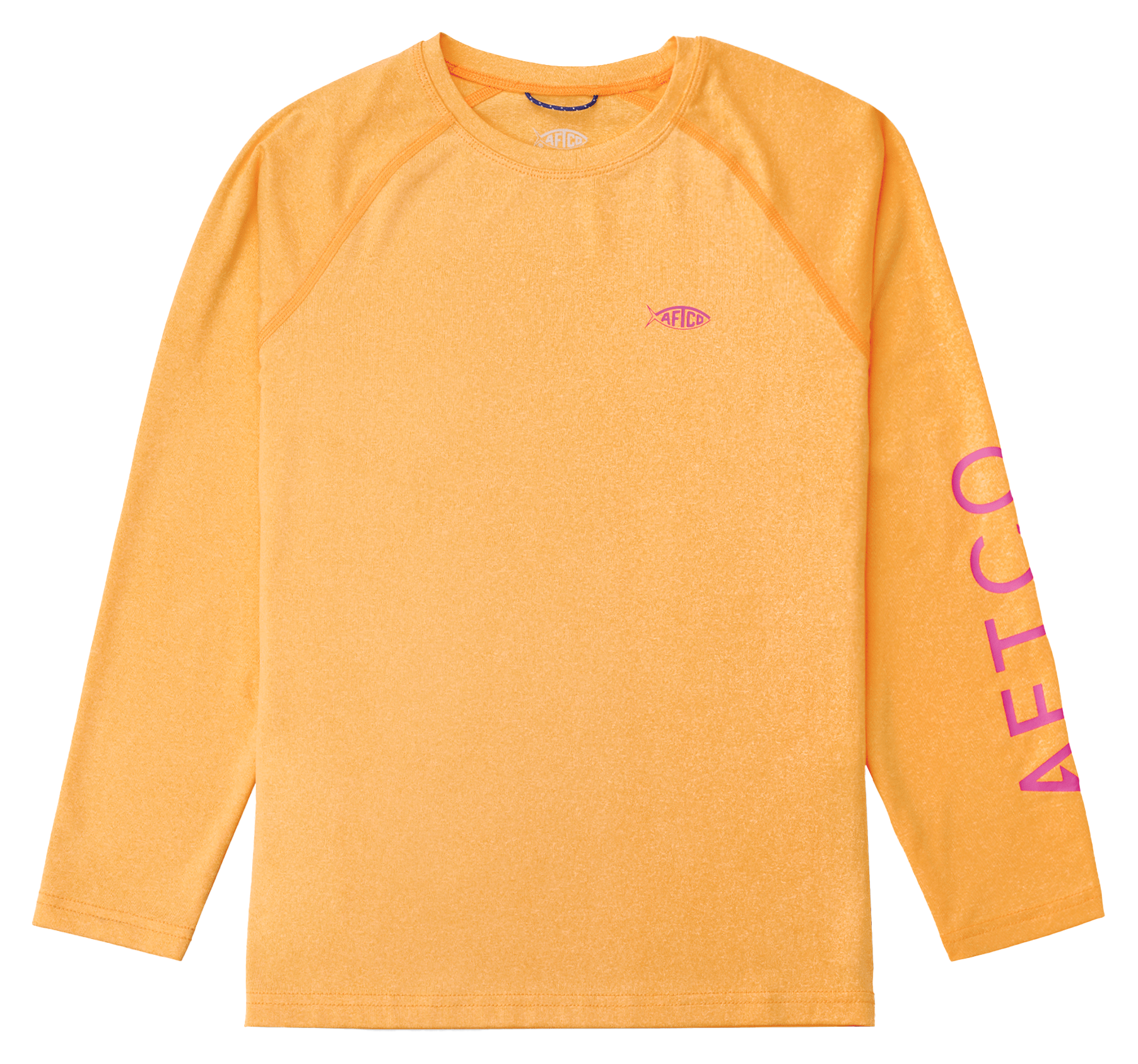 Image of AFTCO Sumarai Performance Long-Sleeve Shirt for Kids - Sea Sponge Heather