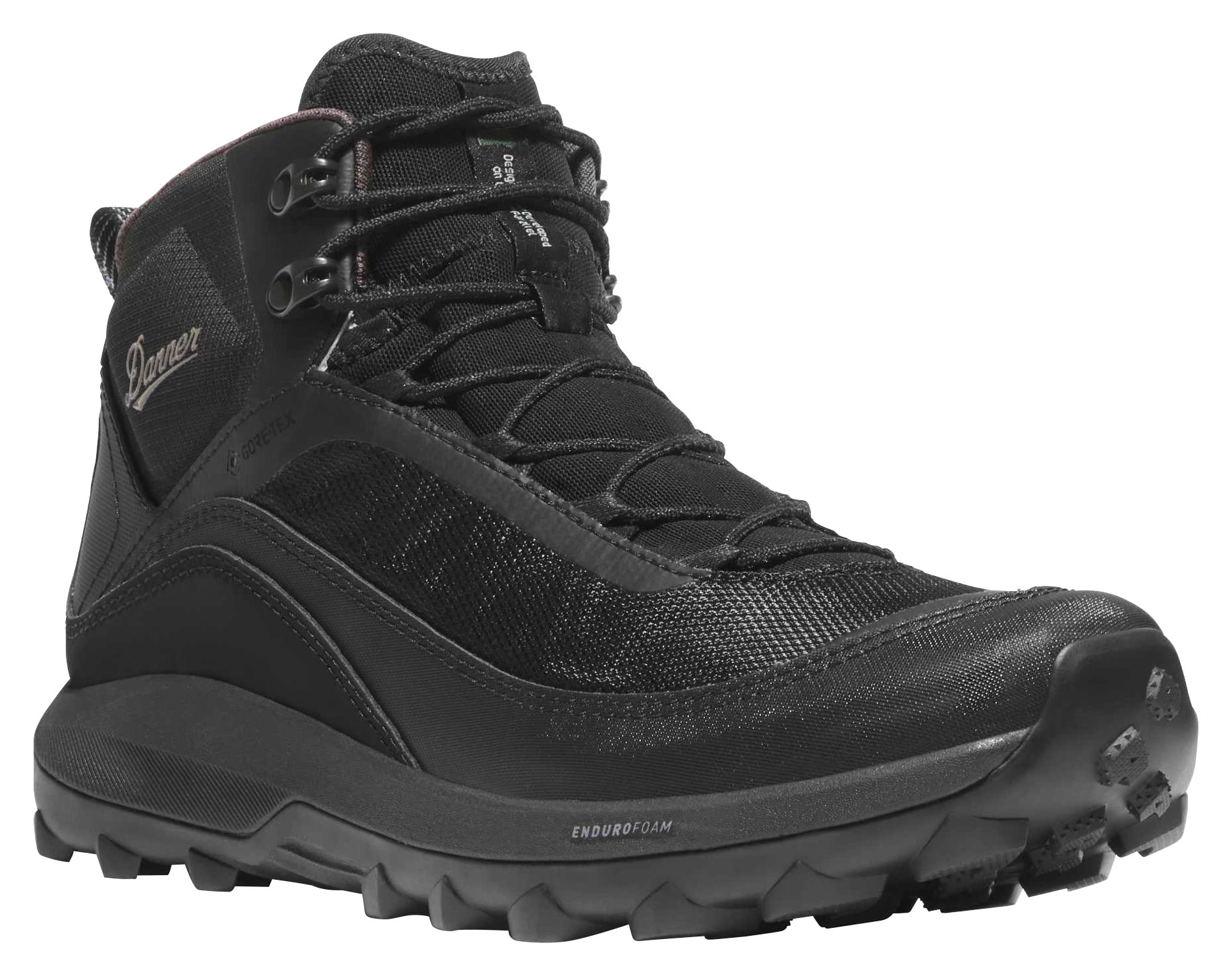 Image of Danner N45 Mid GTX Hiking Shoes for Men - Jet Black