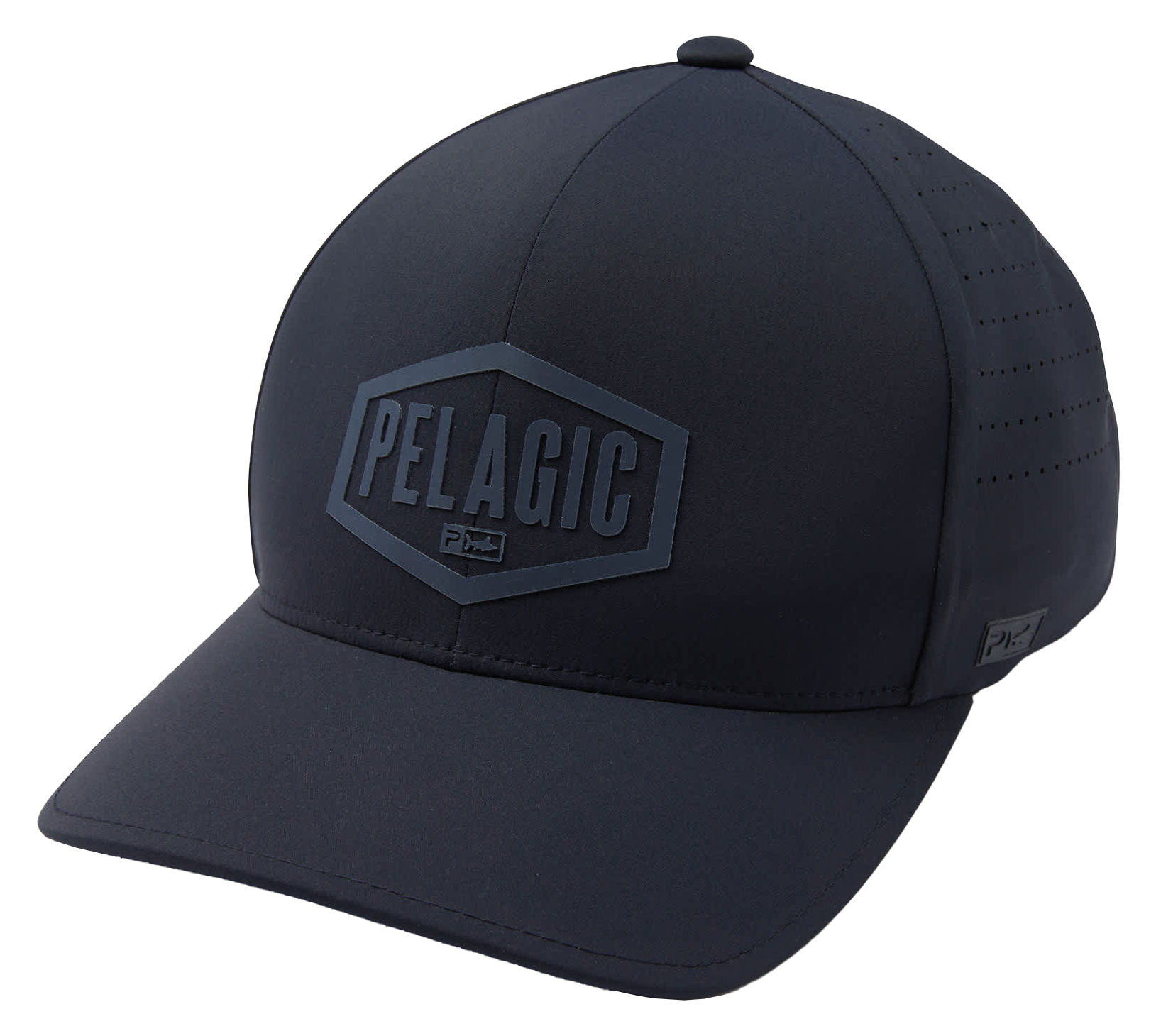 Image of Pelagic Flexfit Alpha Fuel Dock Snapback Cap - S/M - Dark Navy