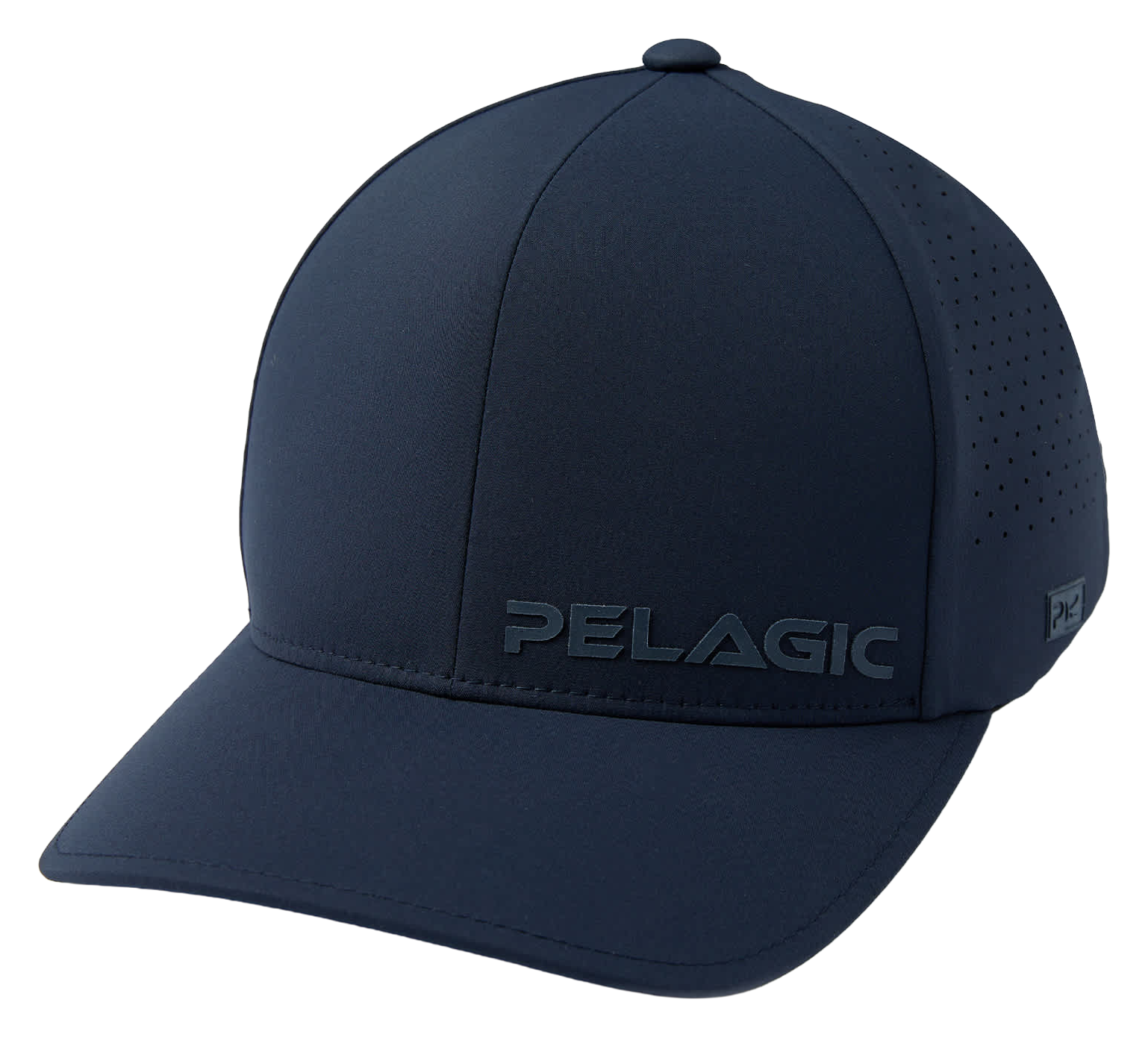 Image of Pelagic Flexfit Alpha Logo Snapback Cap - Dark Navy
