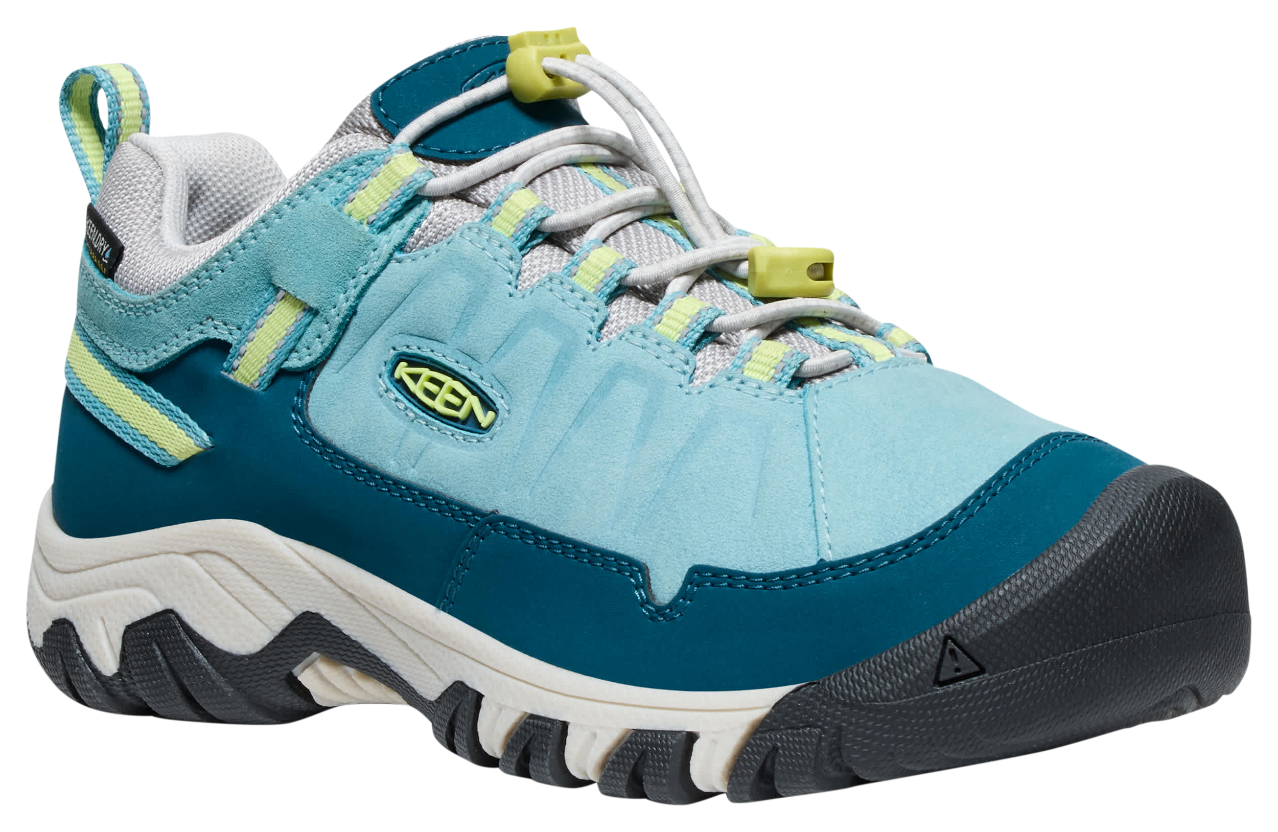Image of KEEN Targhee IV Waterproof Hiking Shoes with Hook-and-Loop Closure for Kids