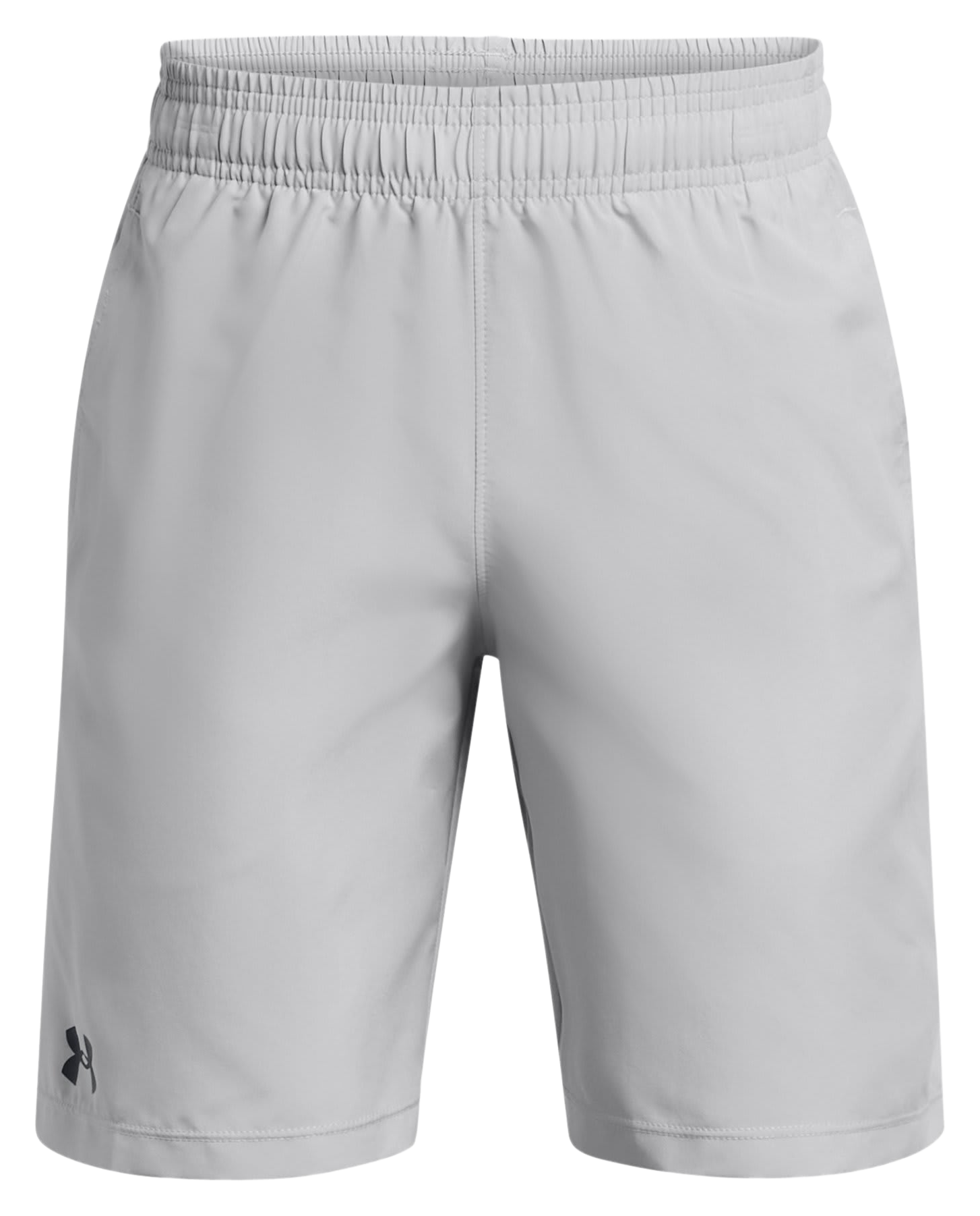 Image of Under Armour Tech Woven Shorts for Kids - Mod Gray/Black