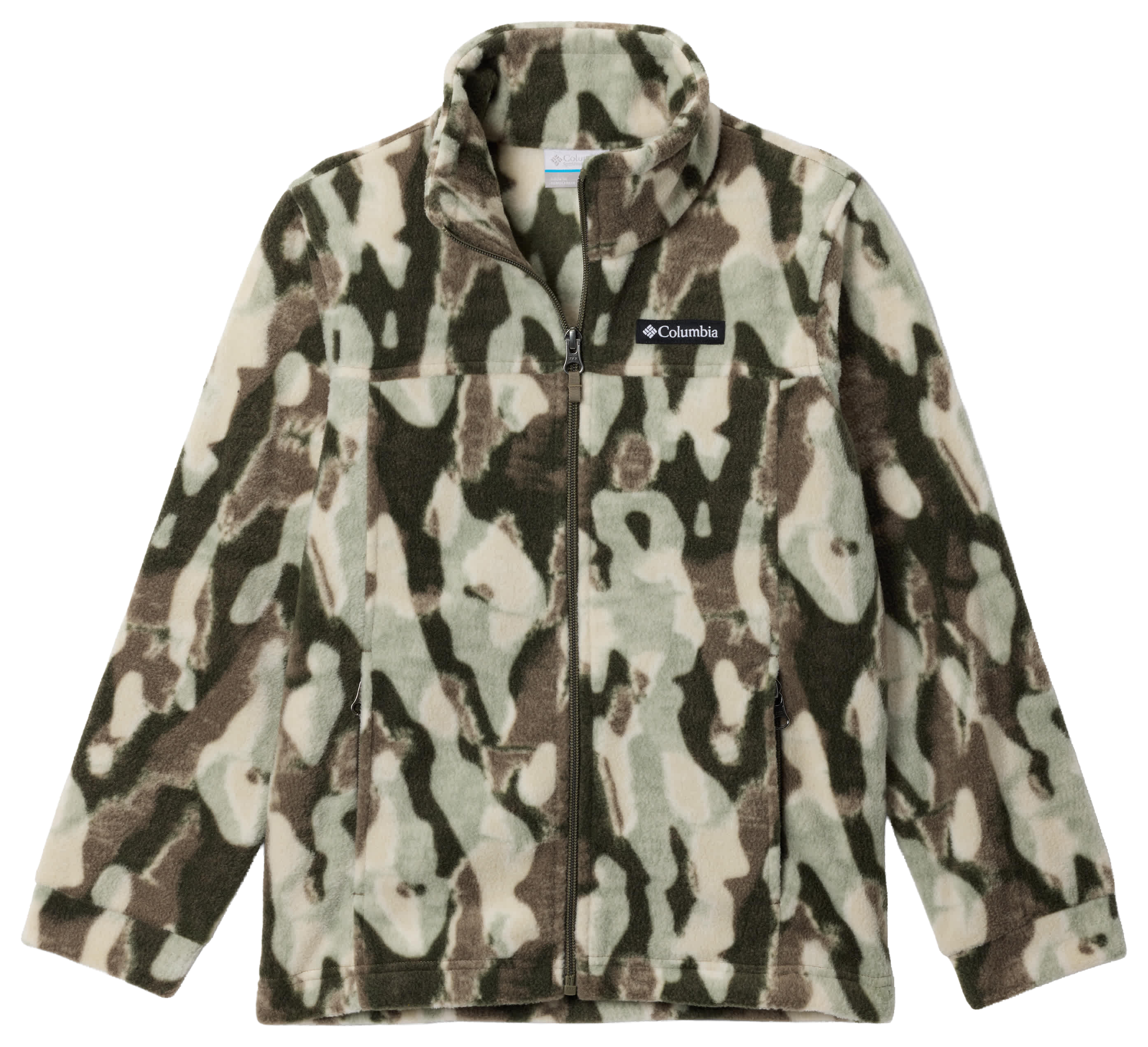 Image of Columbia Zing III Fleece Jacket for Kids - Stone Green Treebark