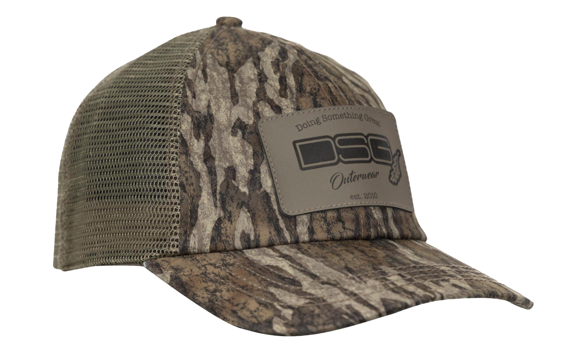 Image of DSG Outerwear Trucker Baseball Cap - Mossy Oak Bottomland