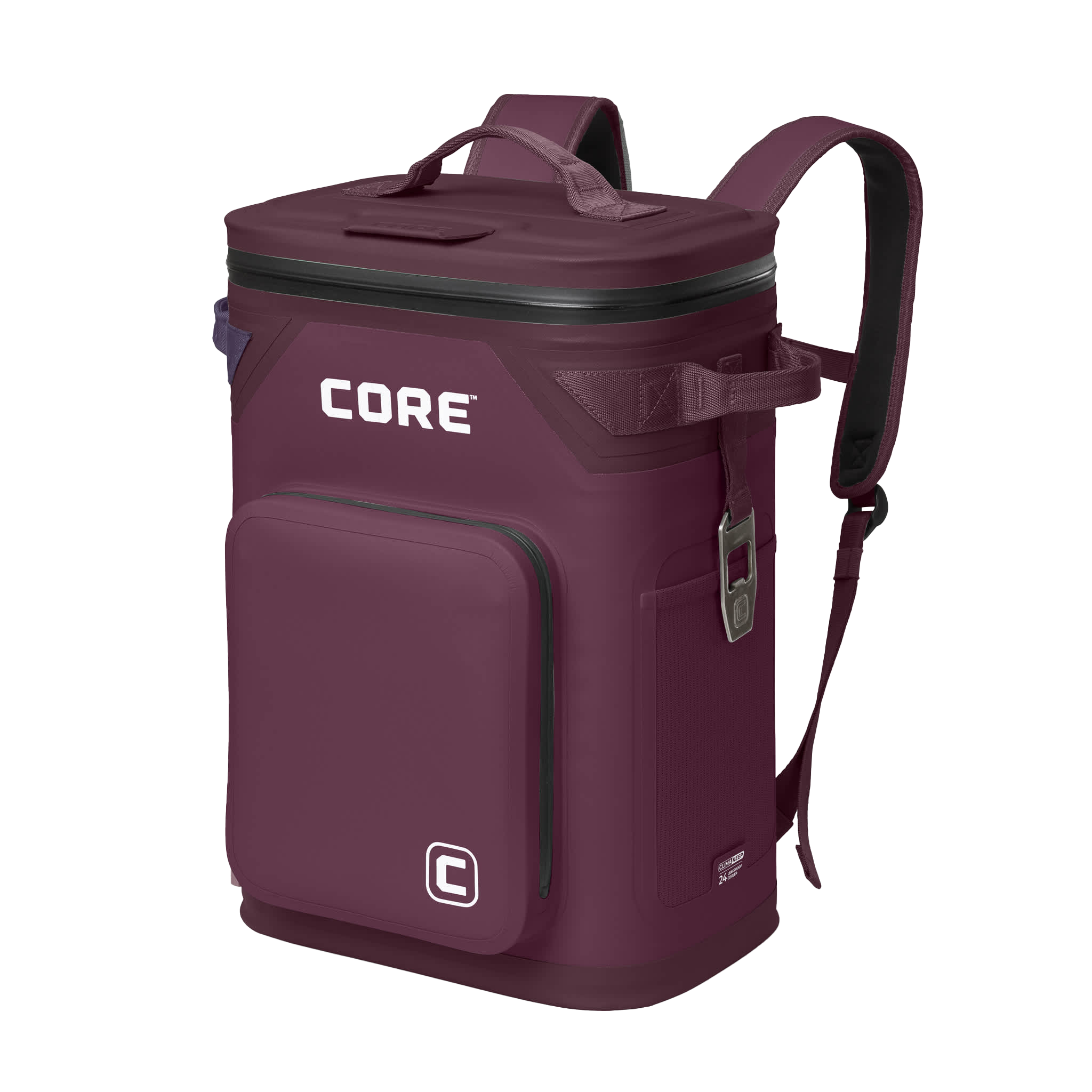 Image of CORE Magnetic 24-Can Backpack Cooler - Mulberry