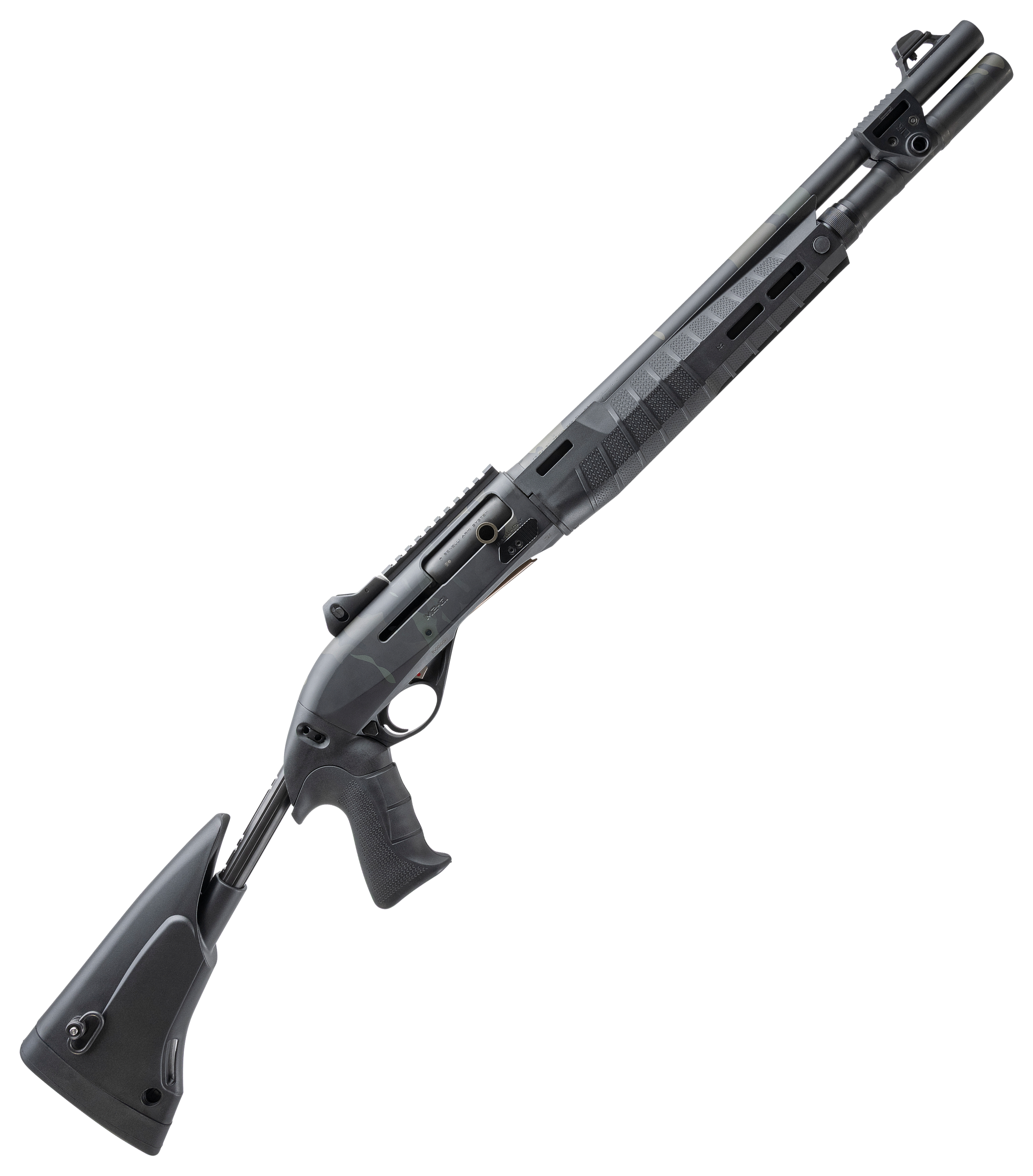 Benelli M2G1 SemiAuto Shotgun with 5Position Stock  Black Multicam