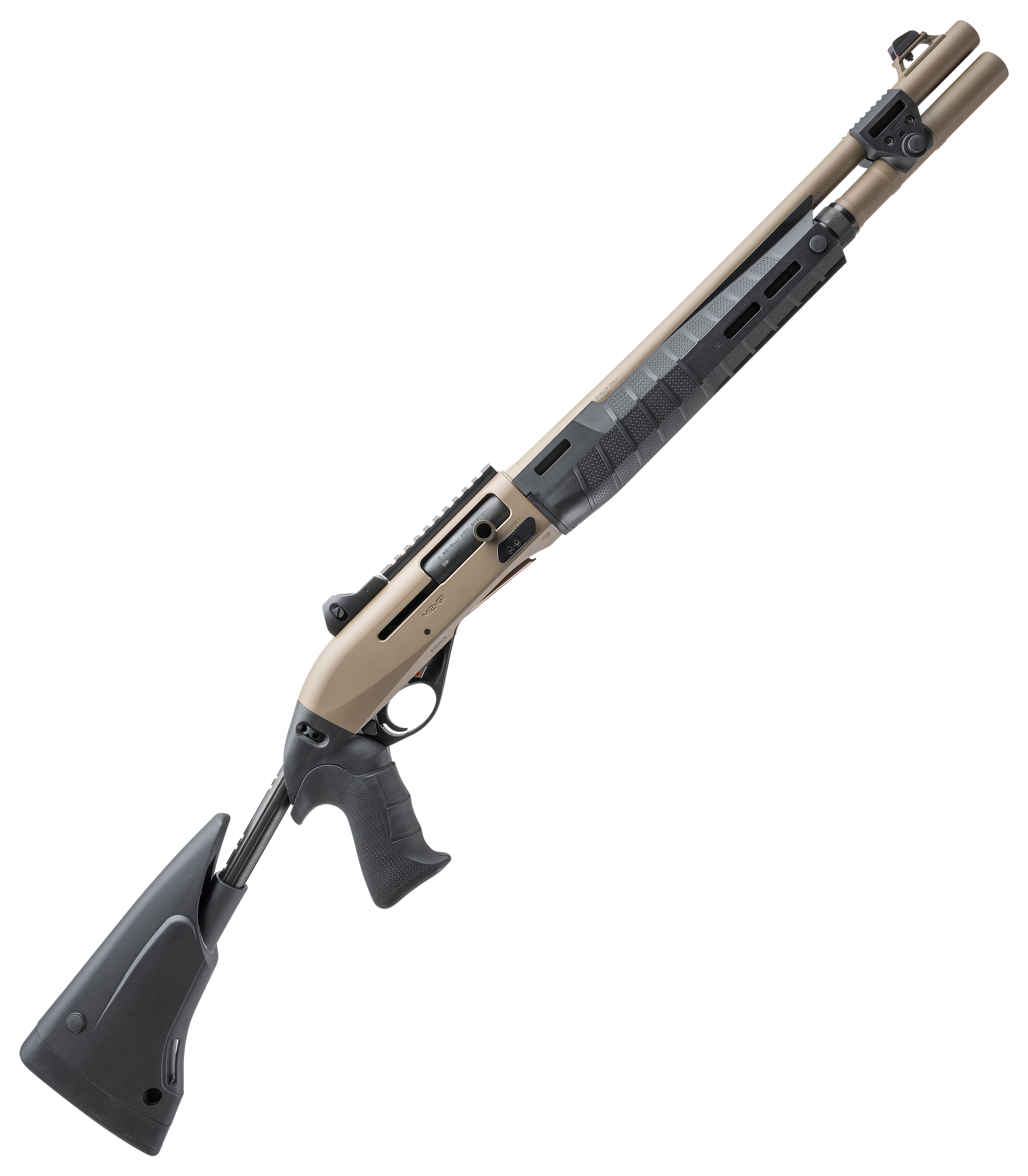 Benelli M2G1 SemiAuto Shotgun with 5Position Stock  Flat Dark Earth