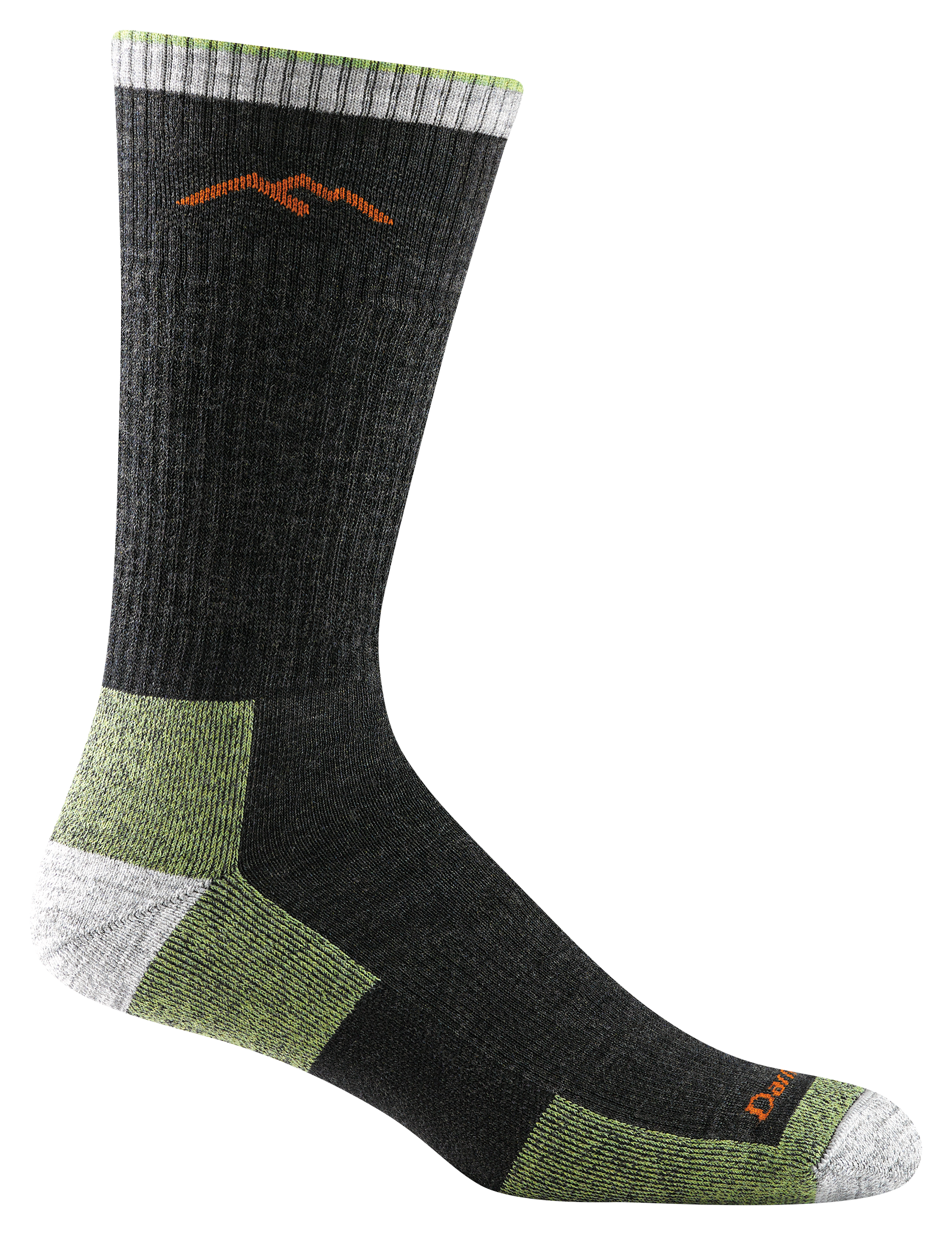 Image of Darn Tough Hiker Boot Cushioned Midweight Hiking Socks for Men - Charcoal