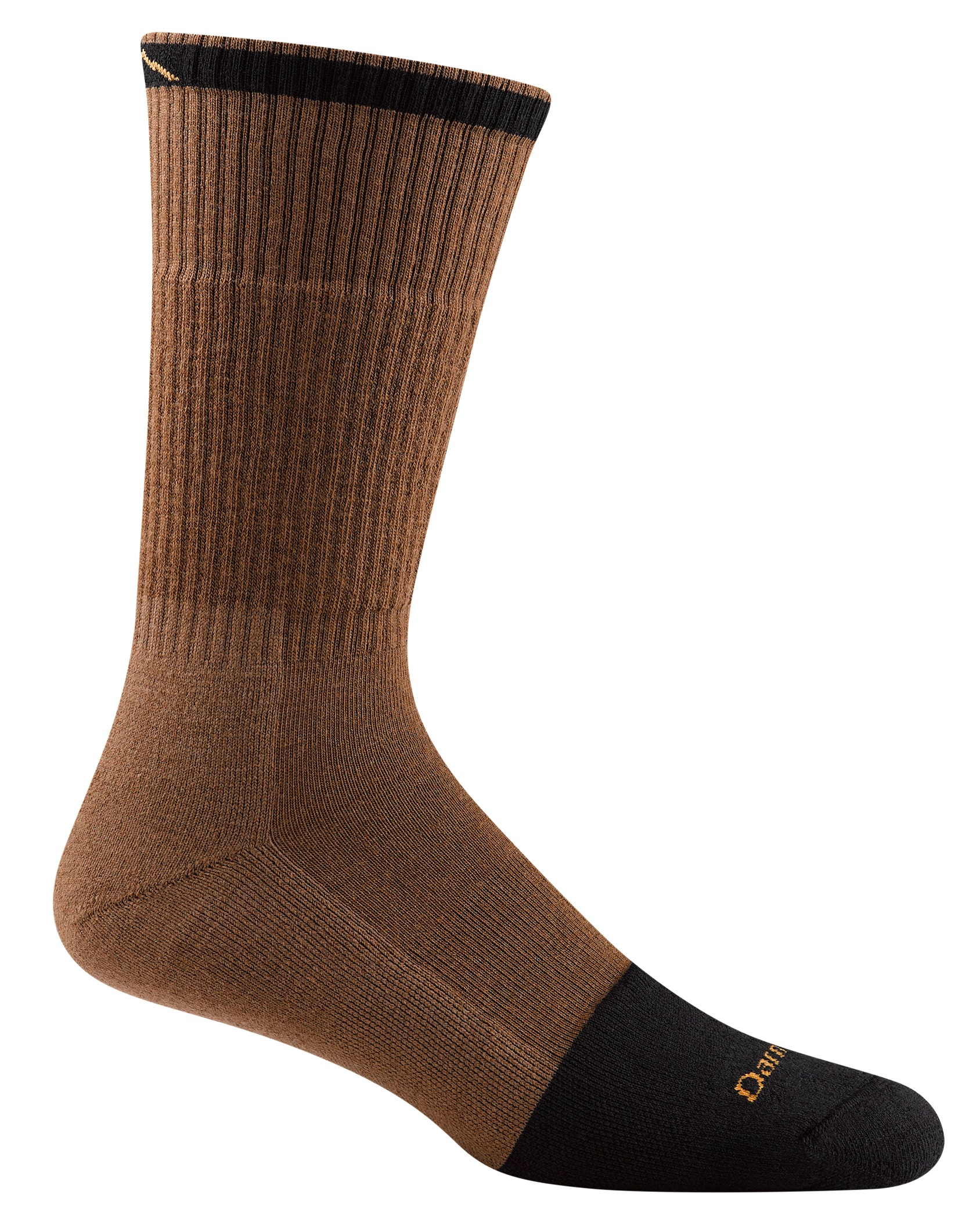 Image of Darn Tough Steely Boot Midweight Cushion Socks for Men - Brown