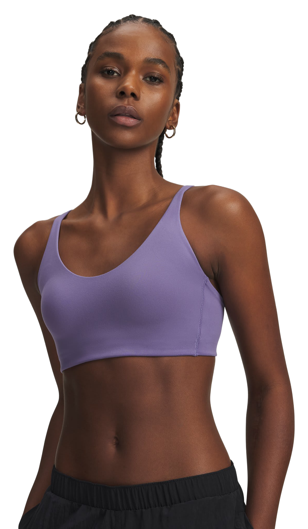 Image of Under Armour Motion Sports Bra - Purple Luxe/Purple Crest