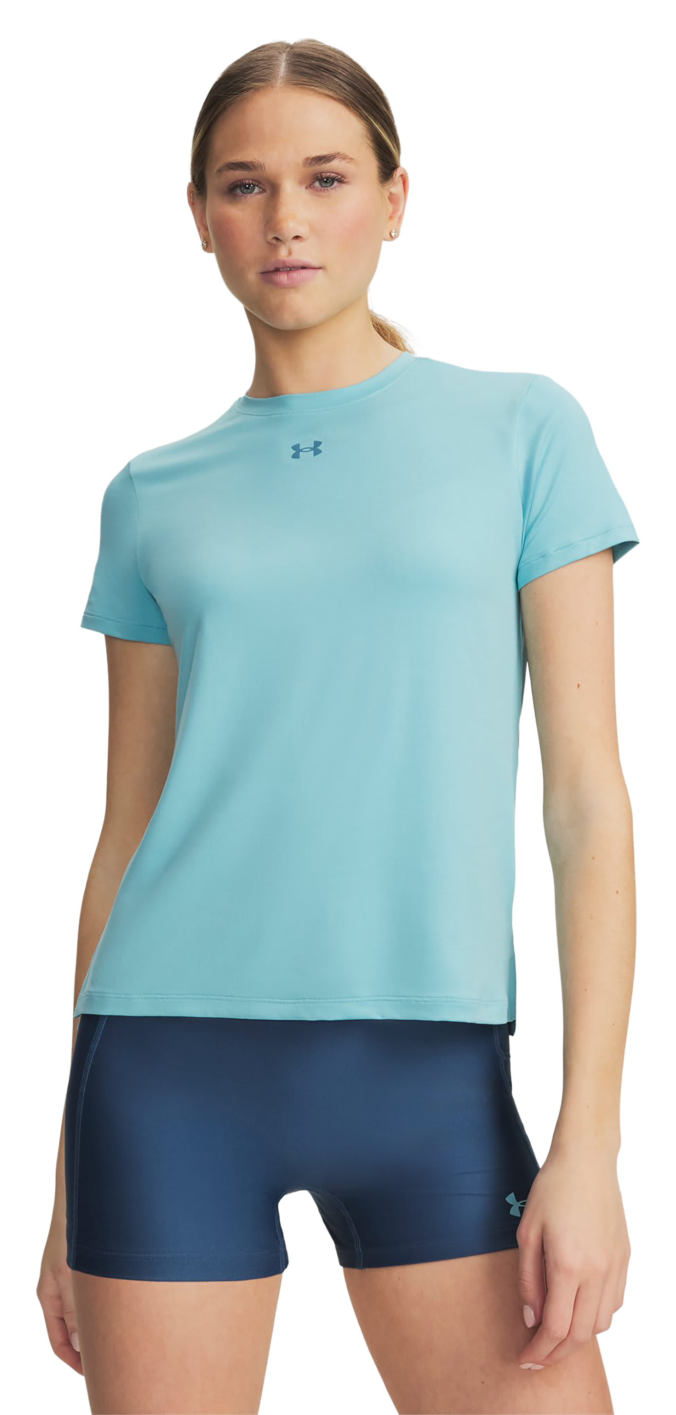 Image of Under Armour Vanish Short-Sleeve Shirt - Blue Haze/Boundless Blue