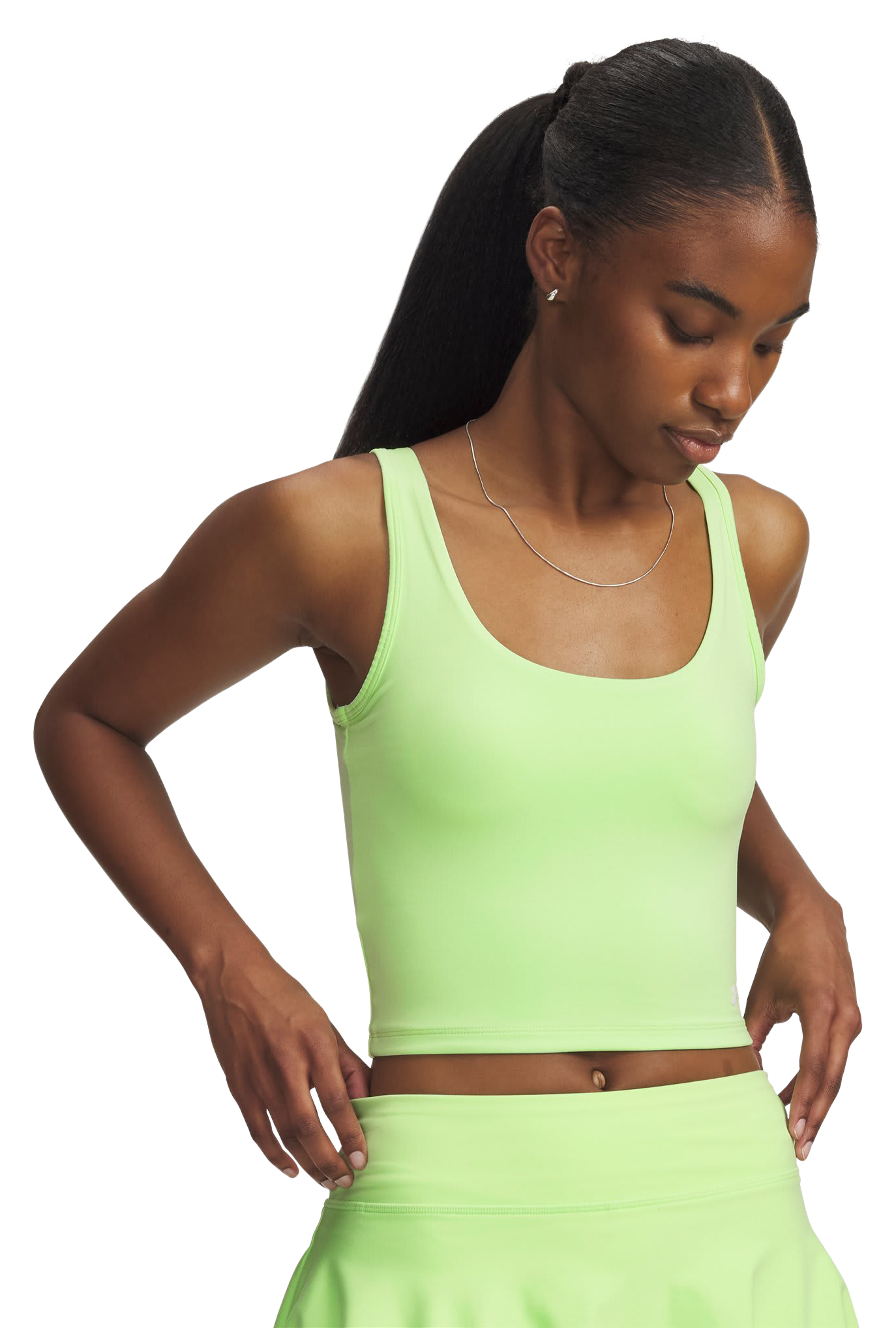 Image of Under Armour Motion Tank - Lumos Lime/White