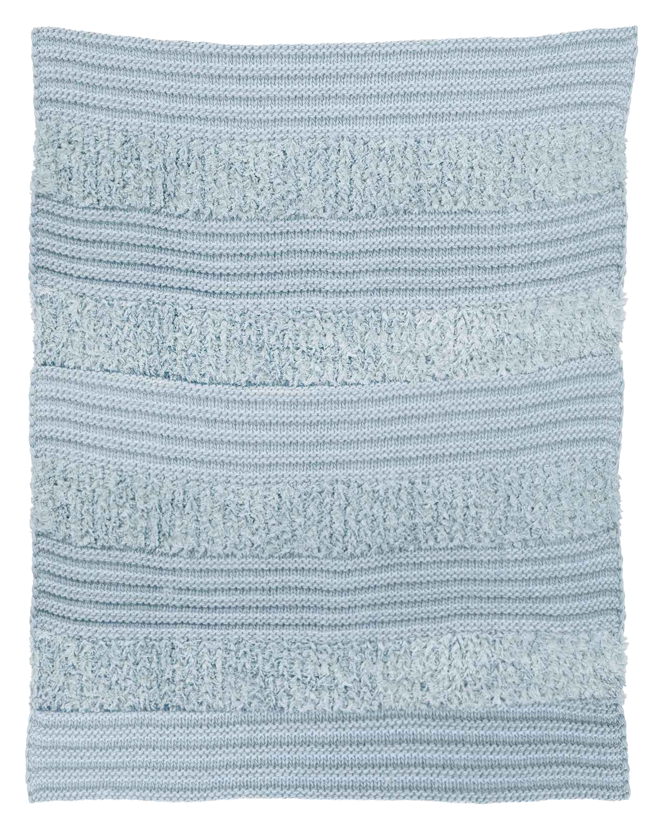 Image of Donna Sharp Plush Knit Throw - Dusty Blue